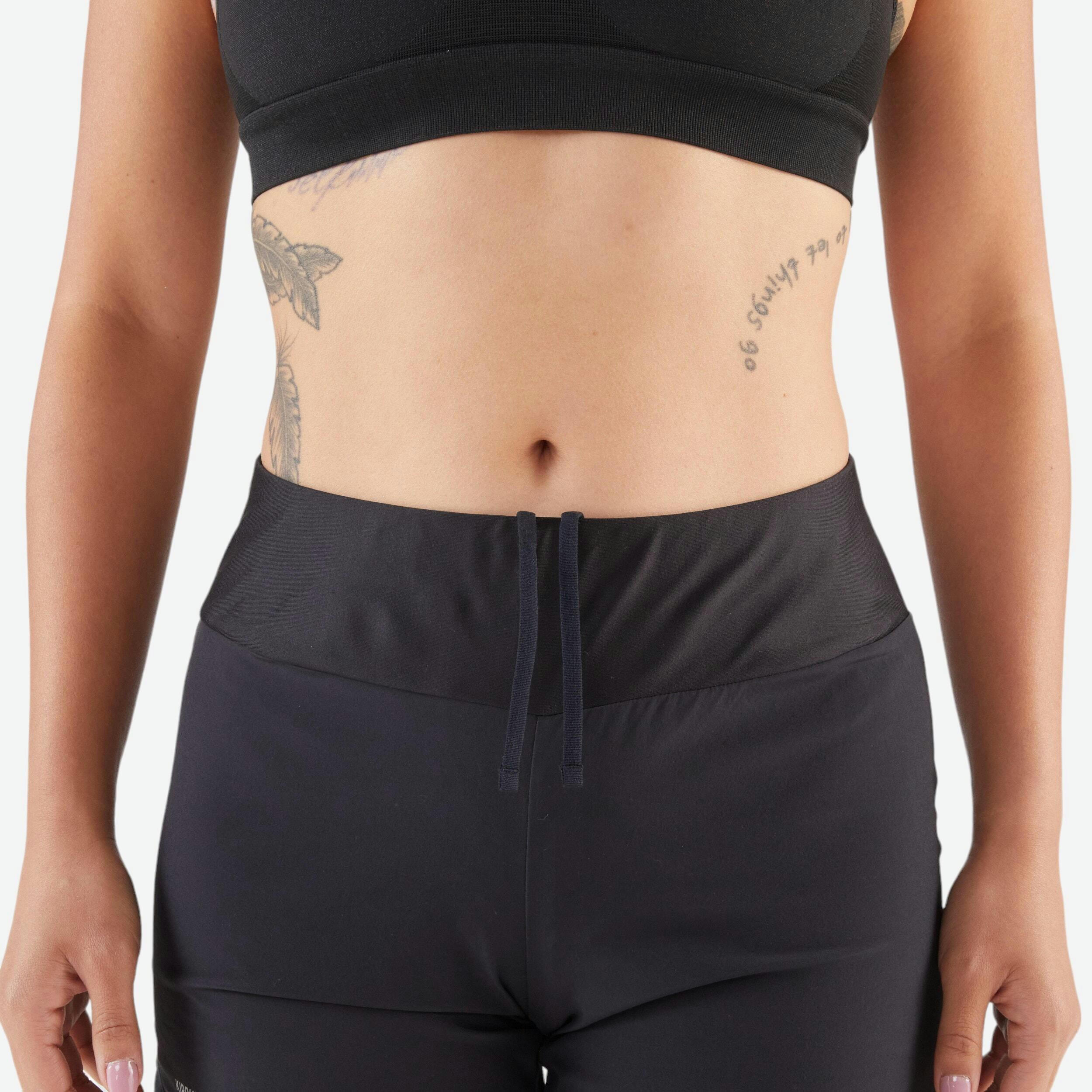 Шорты женские для бега Kalenji Run Dry 8553338 3XL черные фото 6