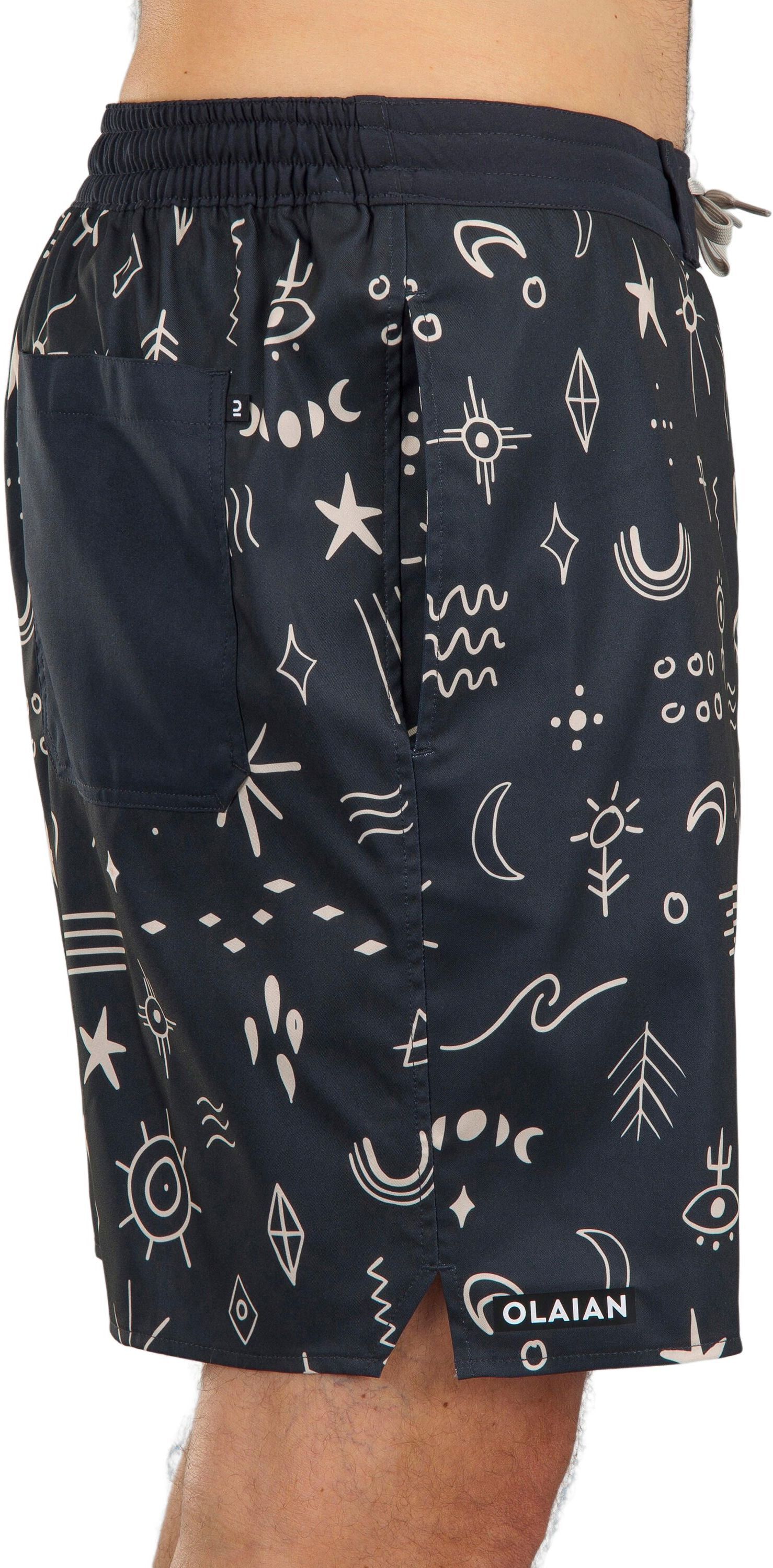 Шорты мужские для плавания Olaian BS100C ECO 8809011 2XL черные фото 3