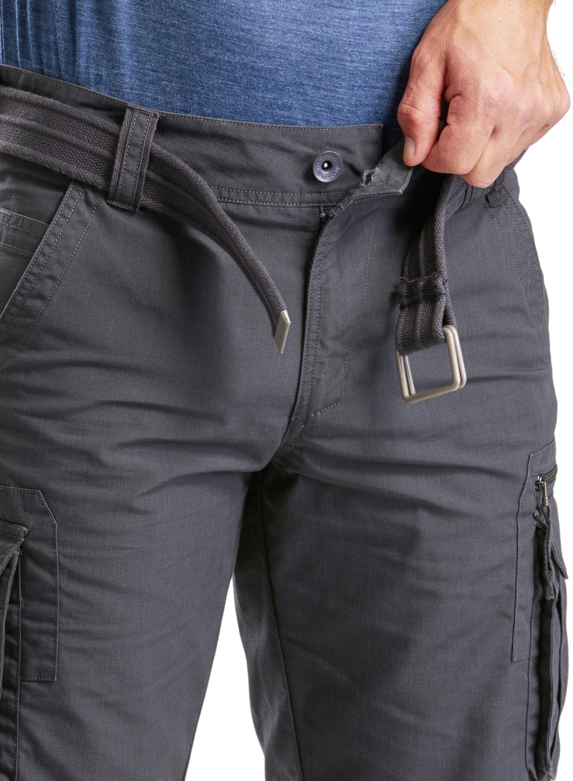 Шорты мужские для туризма Forclaz TRAVEL 500 8572550 46 серые фото 10