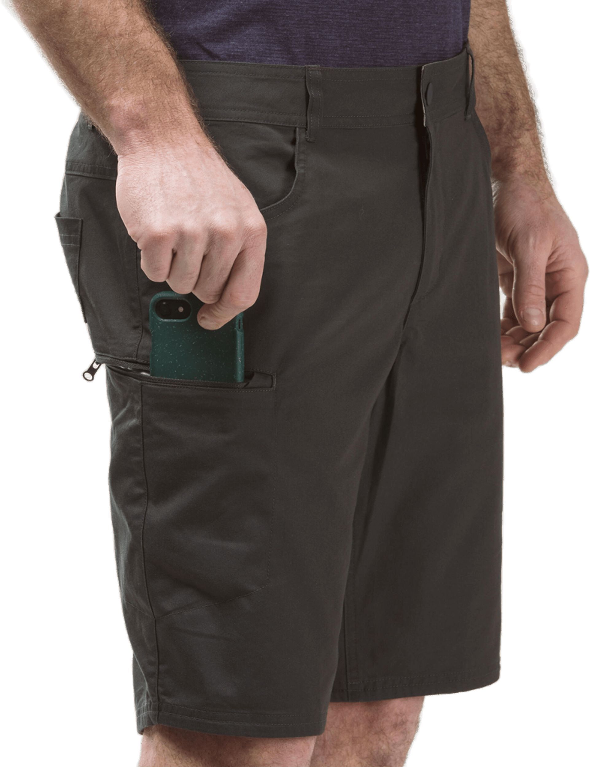 Шорты мужские для туризма Quechua NH500 8644369 38 темно-серые фото 3