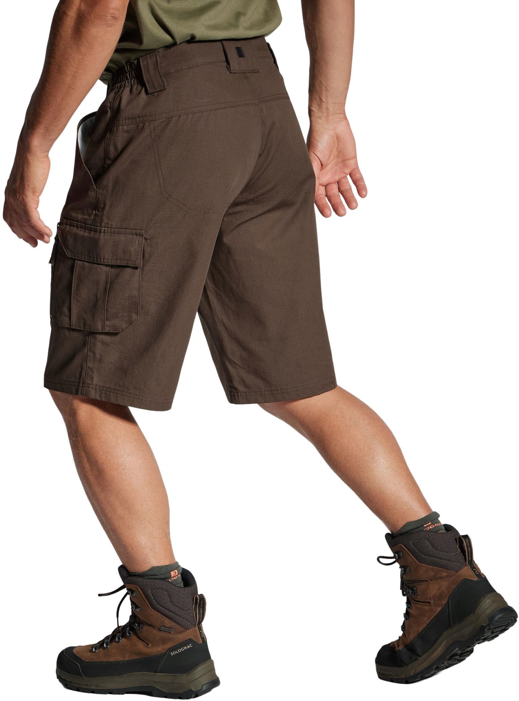 Шорти-бермуди чоловічі для полювання Solognac 500 8355975 2XL коричневийфото2