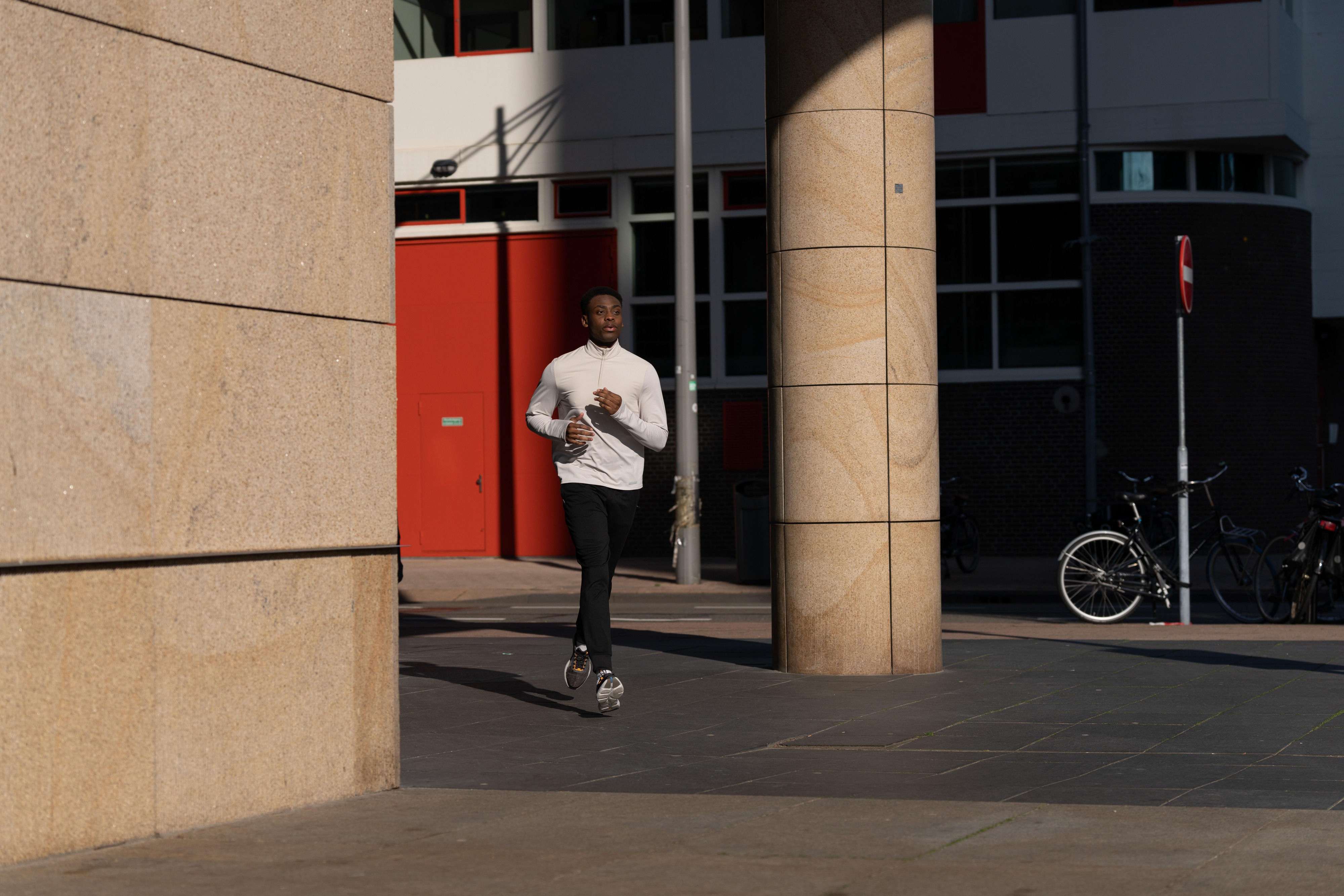 Штани чоловічі для бігу Kalenji Warm 100 8807977 2XL чорніфото