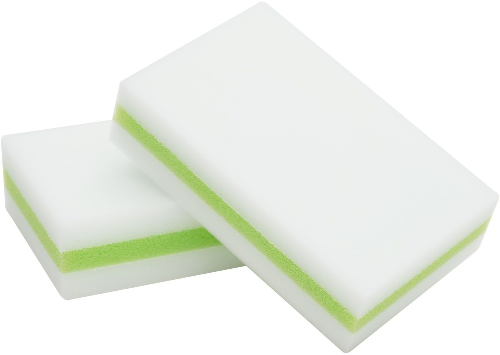 Чудо-губки кухонные Sano для мытья без моющих средств с зеленым слоем 6 шт фото 6