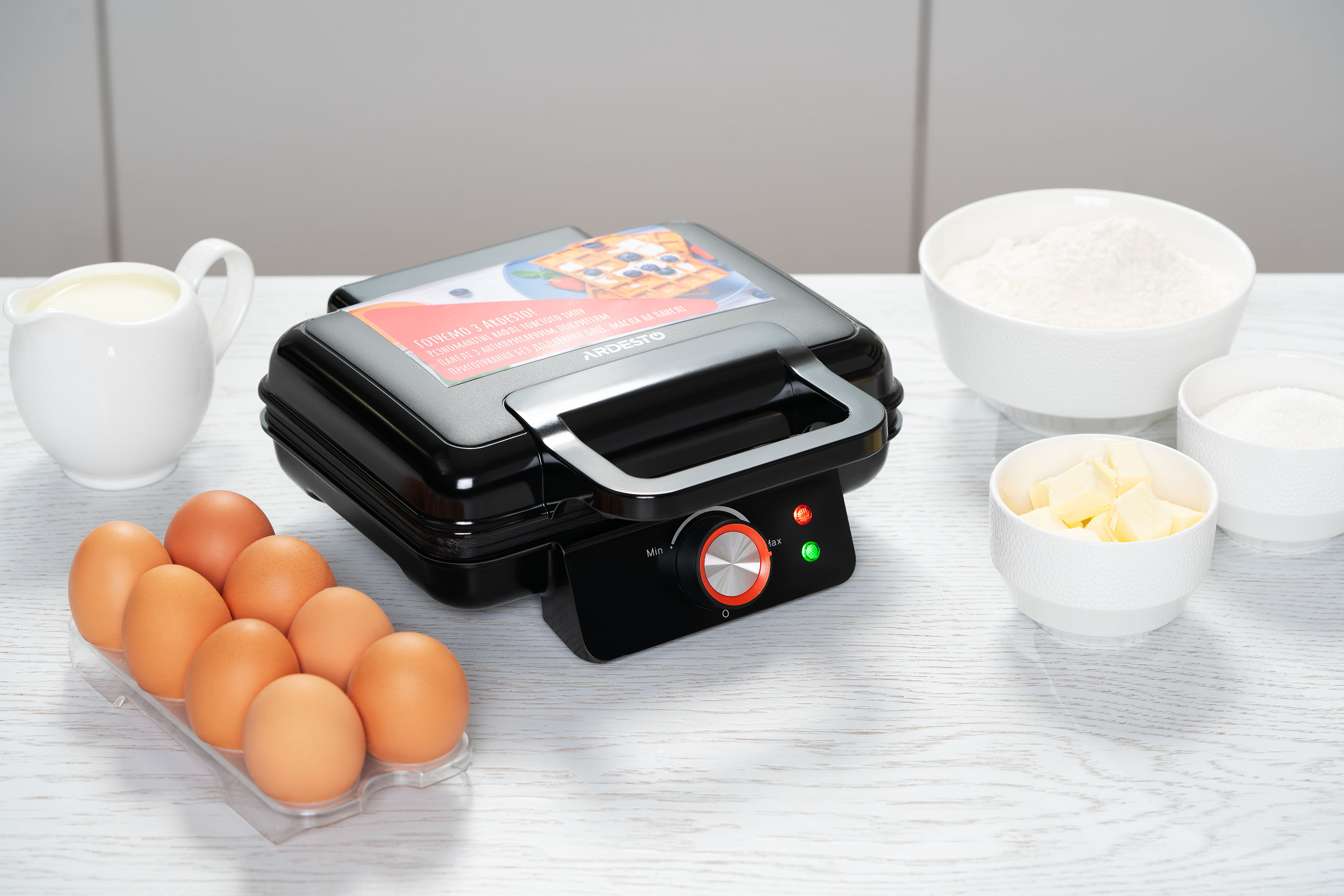 Вафельница ARDESTO SM-L100LWAFFLE фото 