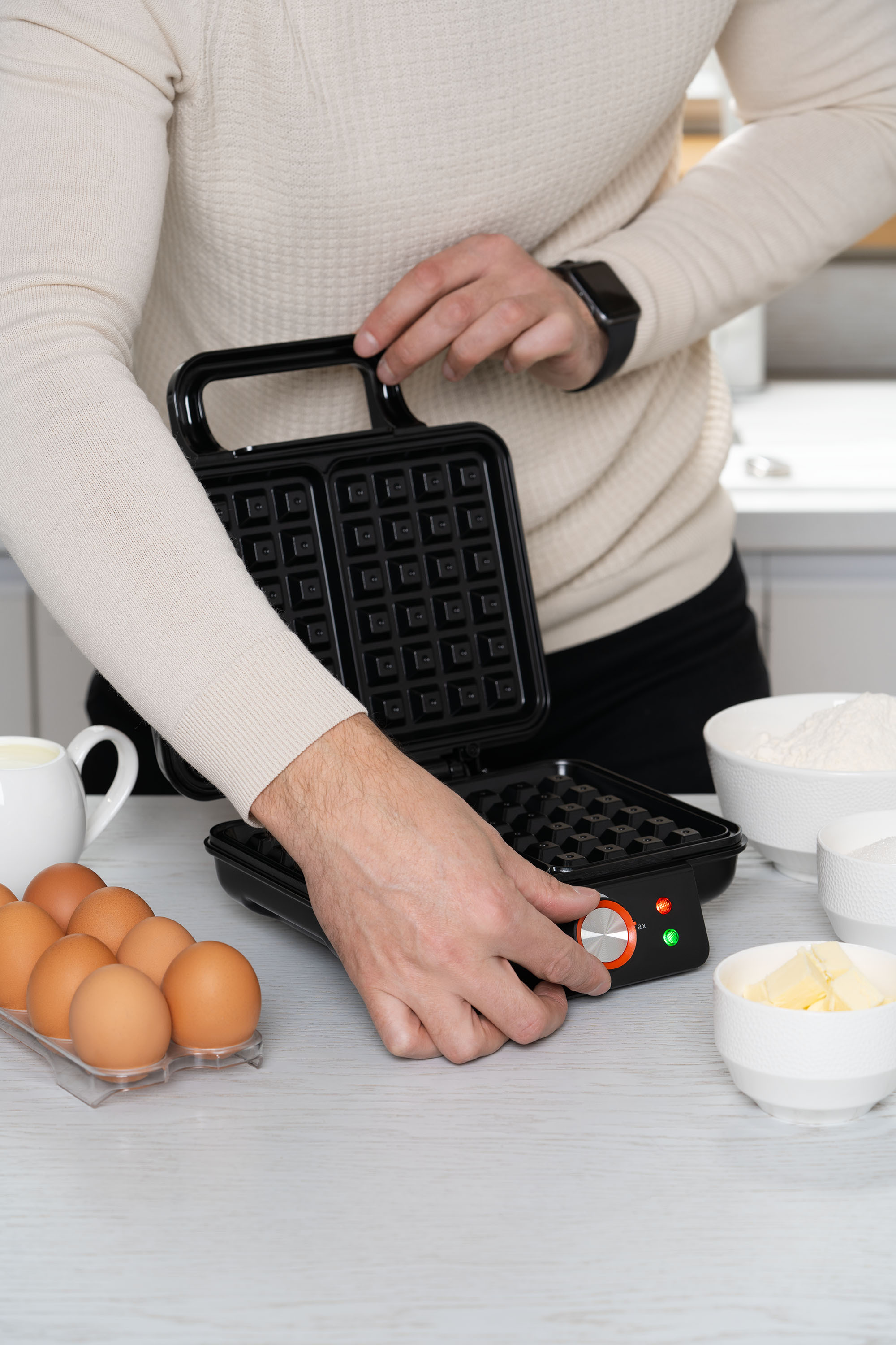 Вафельница ARDESTO SM-L100LWAFFLE фото 