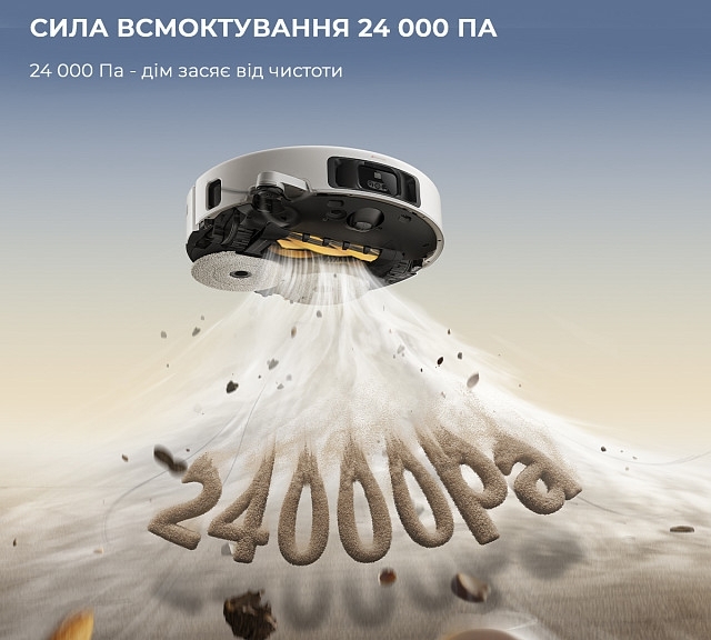 Робот пылесос Mova V50 Ultra Complete White RLV72LE-1-Wh фото 3