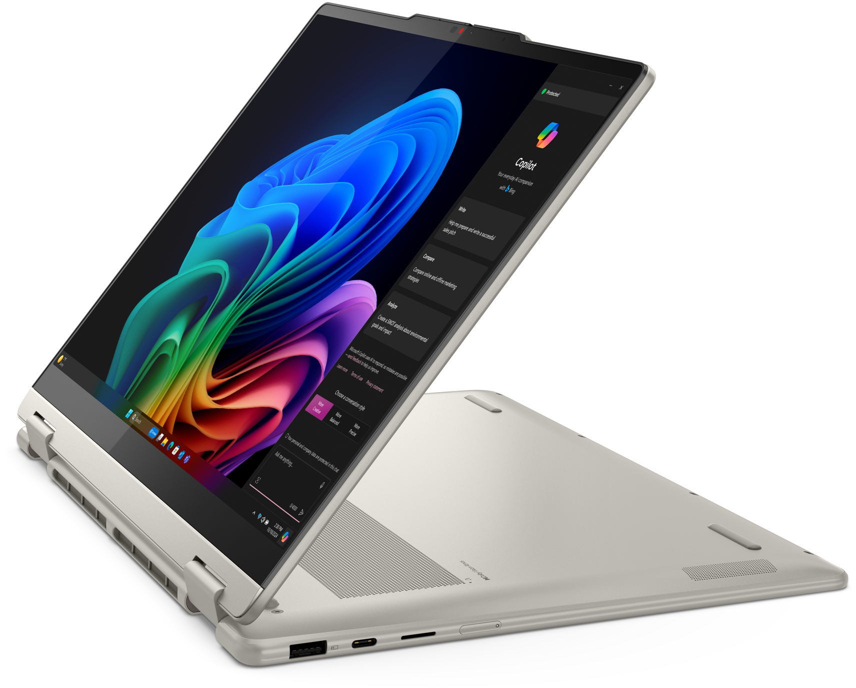 Ноутбук LENOVO Yoga 7 2-in-1 14AKP10 Seashell (83JR007KRA) фото 8