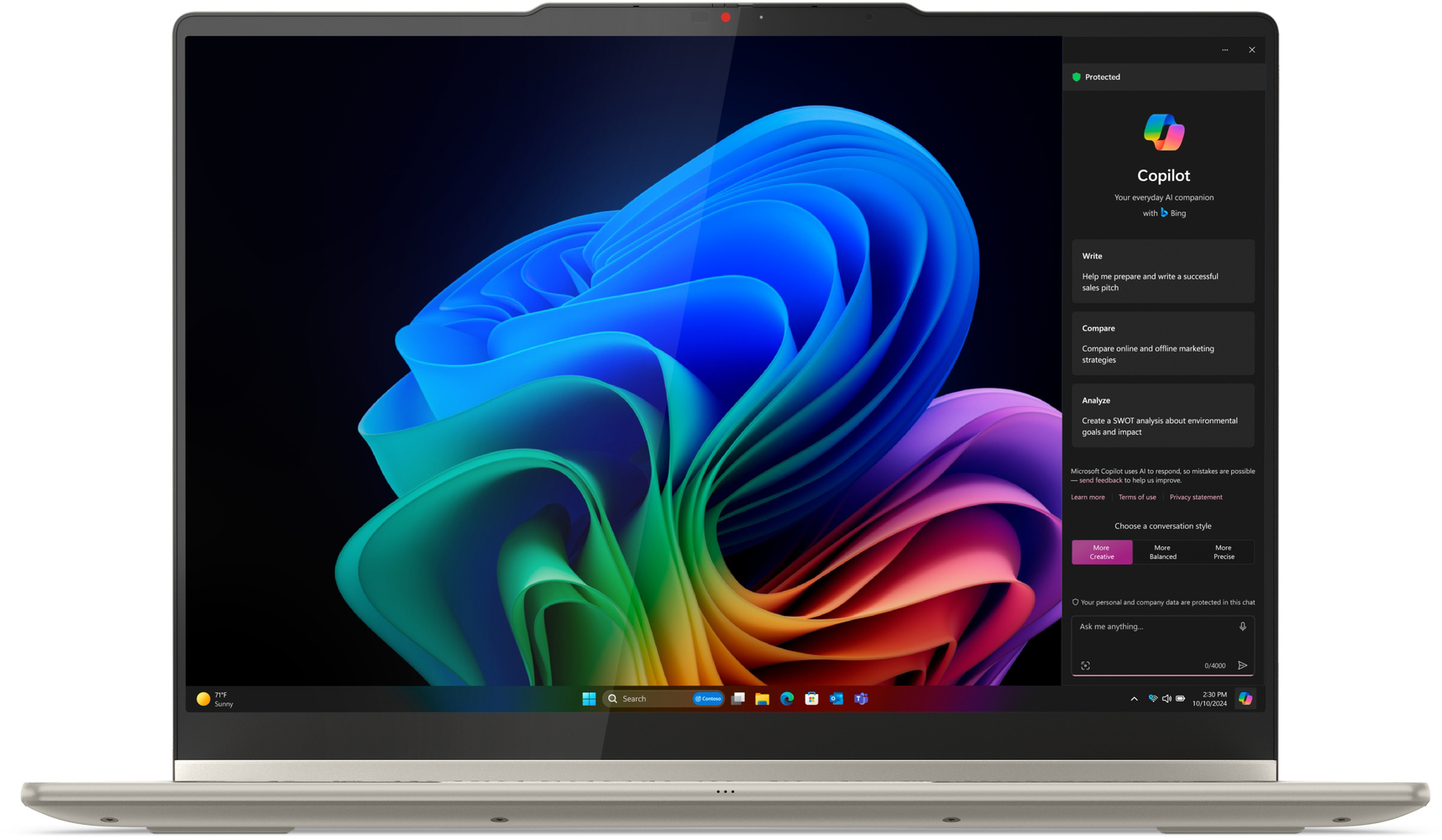 Ноутбук LENOVO Yoga 7 2-in-1 14AKP10 Seashell (83JR007KRA) фото 9