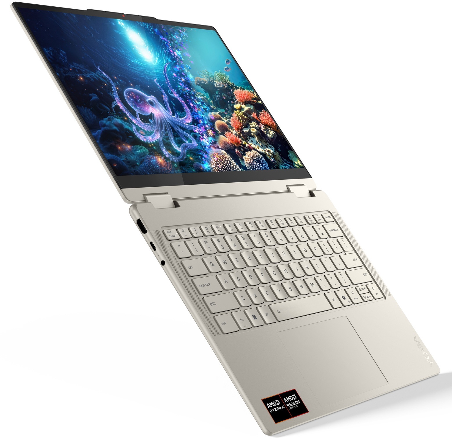 Ноутбук LENOVO Yoga 7 2-in-1 14AKP10 Seashell (83JR007KRA) фото 5