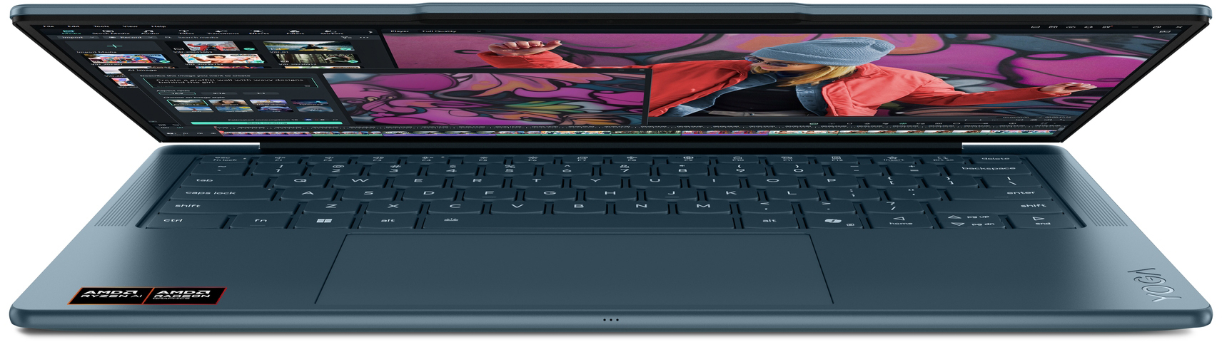 Ноутбук LENOVO Yoga Slim 7 14AKP10 Tidal Teal (83JY004SRA) фото 6