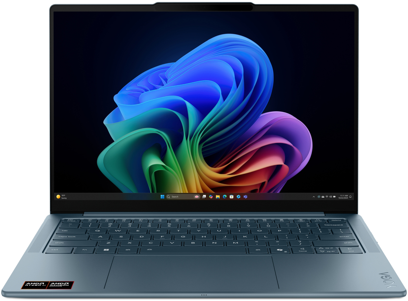 Ноутбук LENOVO Yoga Slim 7 14AKP10 Tidal Teal (83JY004SRA) фото 2