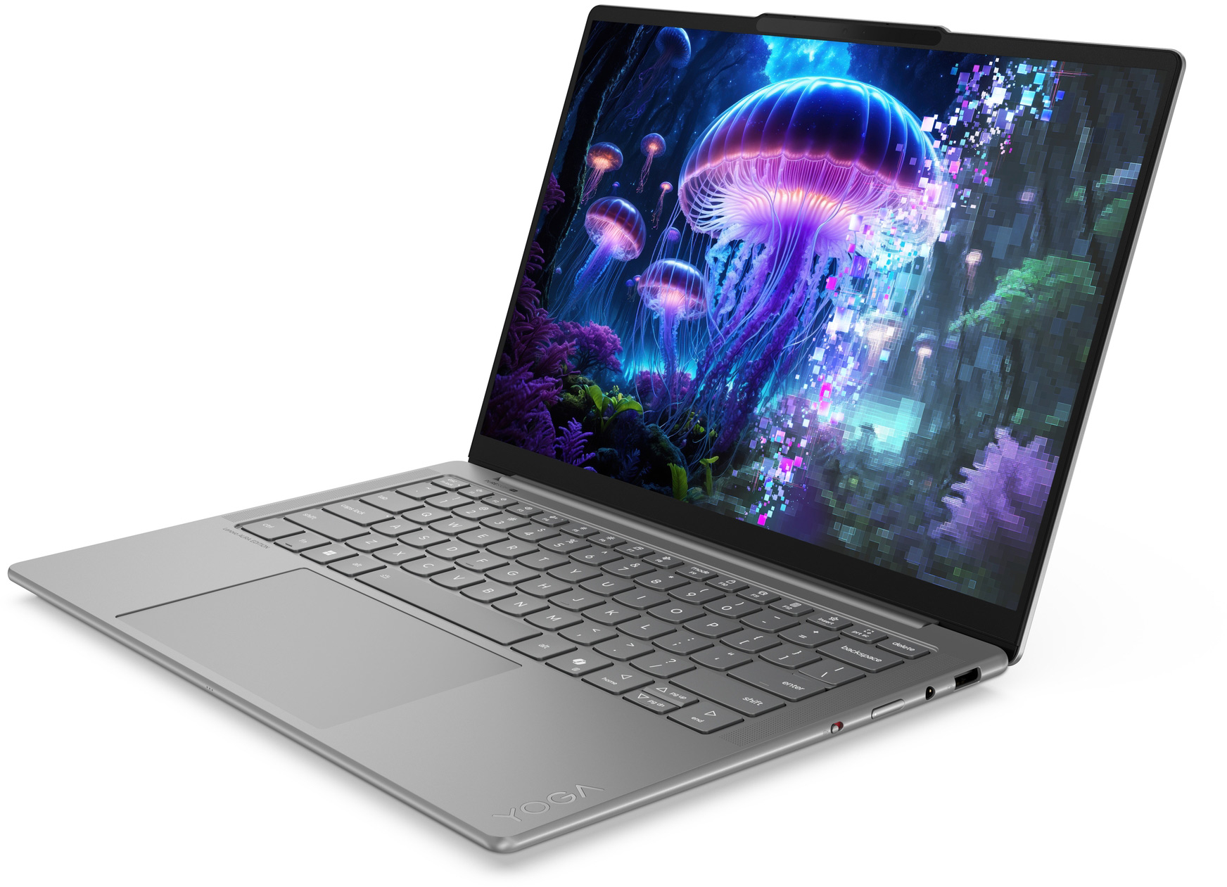 Ноутбук LENOVO Yoga Slim 7 14ILL10 Luna Grey (83JX008JRA) фото 3