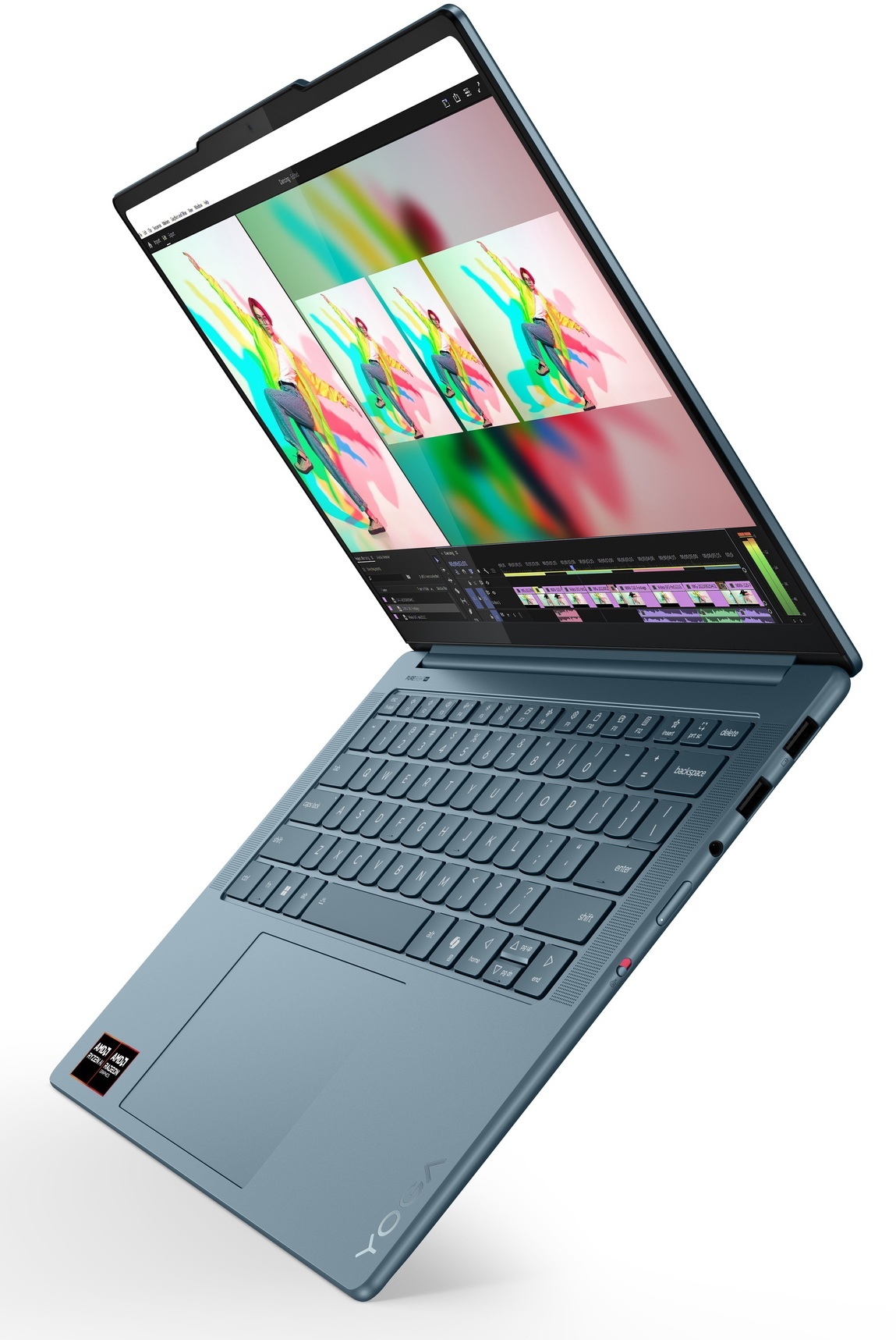 Ноутбук LENOVO Yoga Pro 7 14AKP10 Tidal Teal (83KG001GRA) фото 6