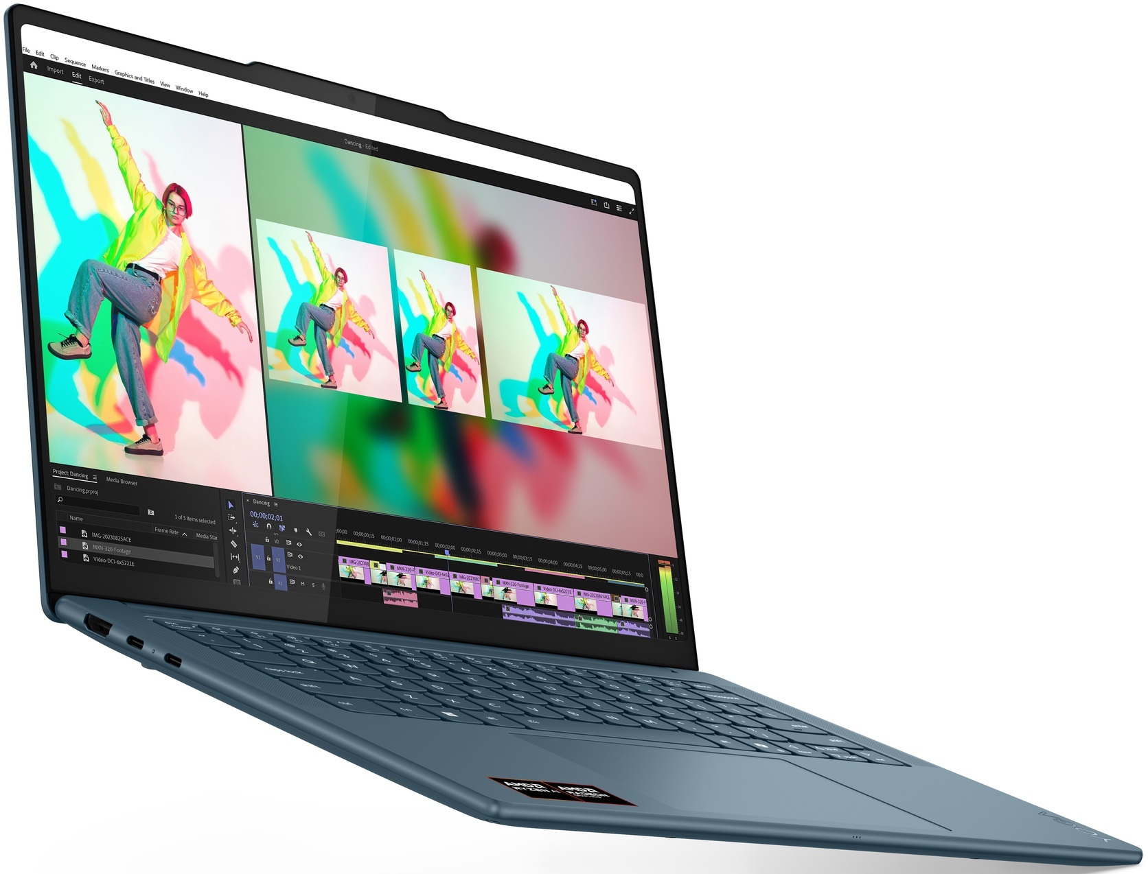 Ноутбук LENOVO Yoga Pro 7 14AKP10 Tidal Teal (83KG001GRA) фото 7