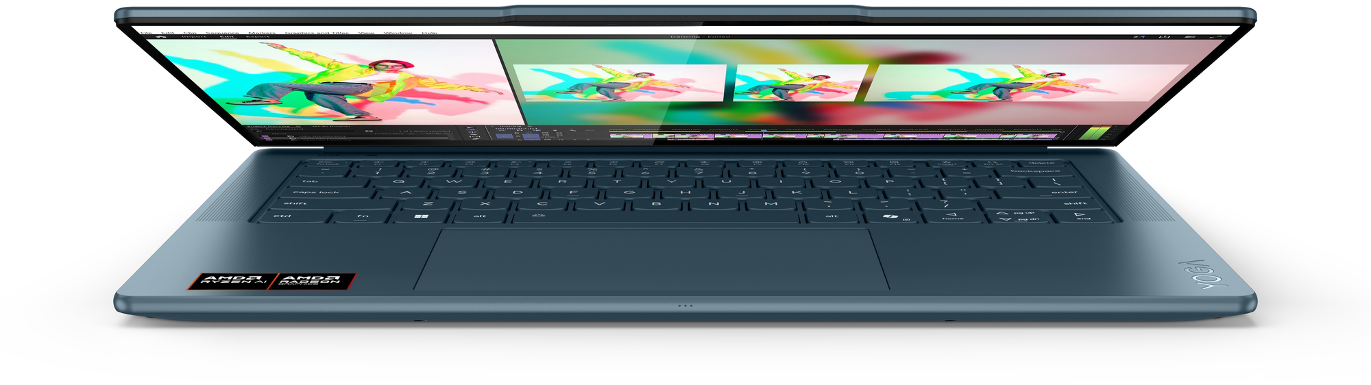 Ноутбук LENOVO Yoga Pro 7 14AKP10 Tidal Teal (83KG001GRA) фото 8