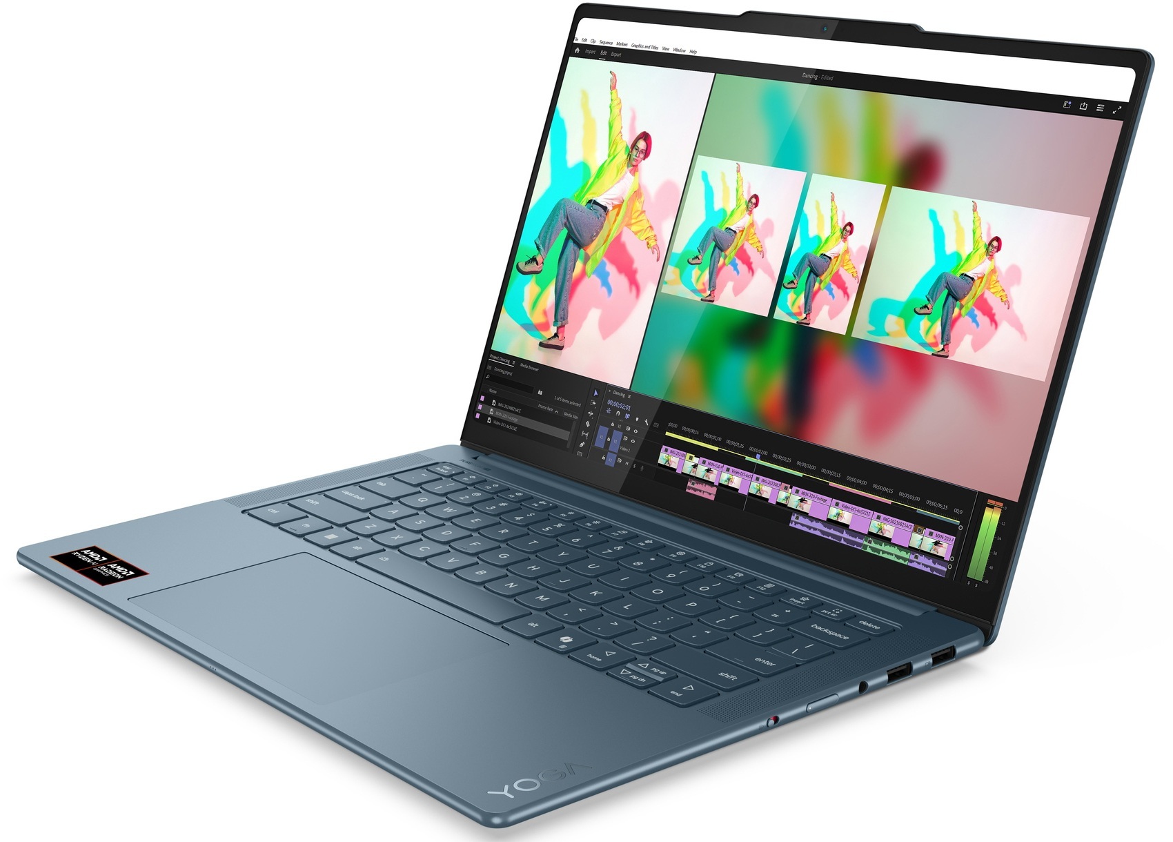 Ноутбук LENOVO Yoga Pro 7 14AKP10 Tidal Teal (83KG001GRA) фото 3