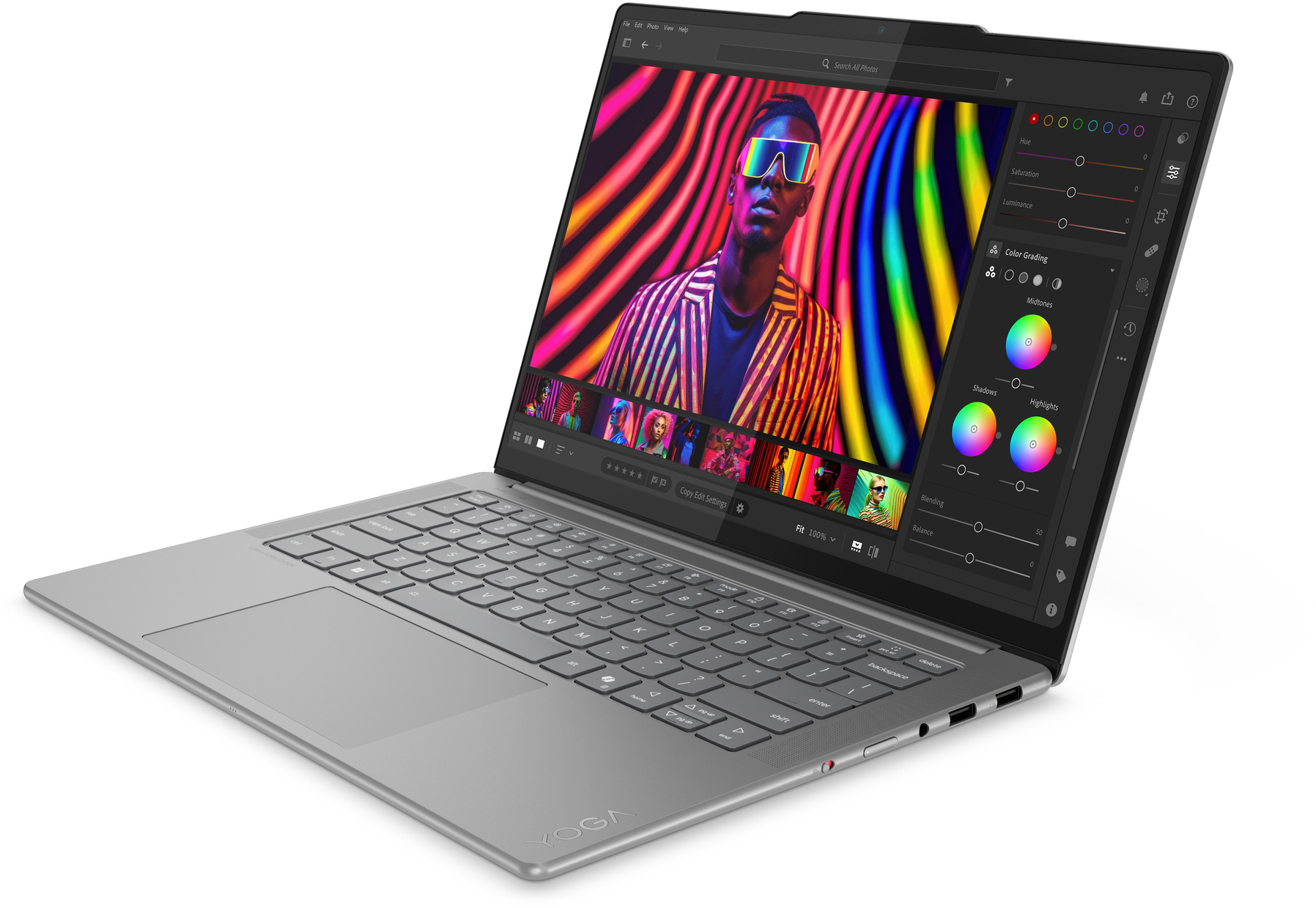 Ноутбук LENOVO Yoga Pro 7 14IAH10 Luna Grey (83KF0031RA) фото 3