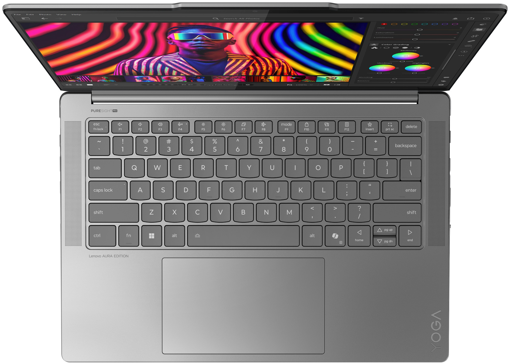 Ноутбук LENOVO Yoga Pro 7 14IAH10 Luna Grey (83KF0031RA) фото 7