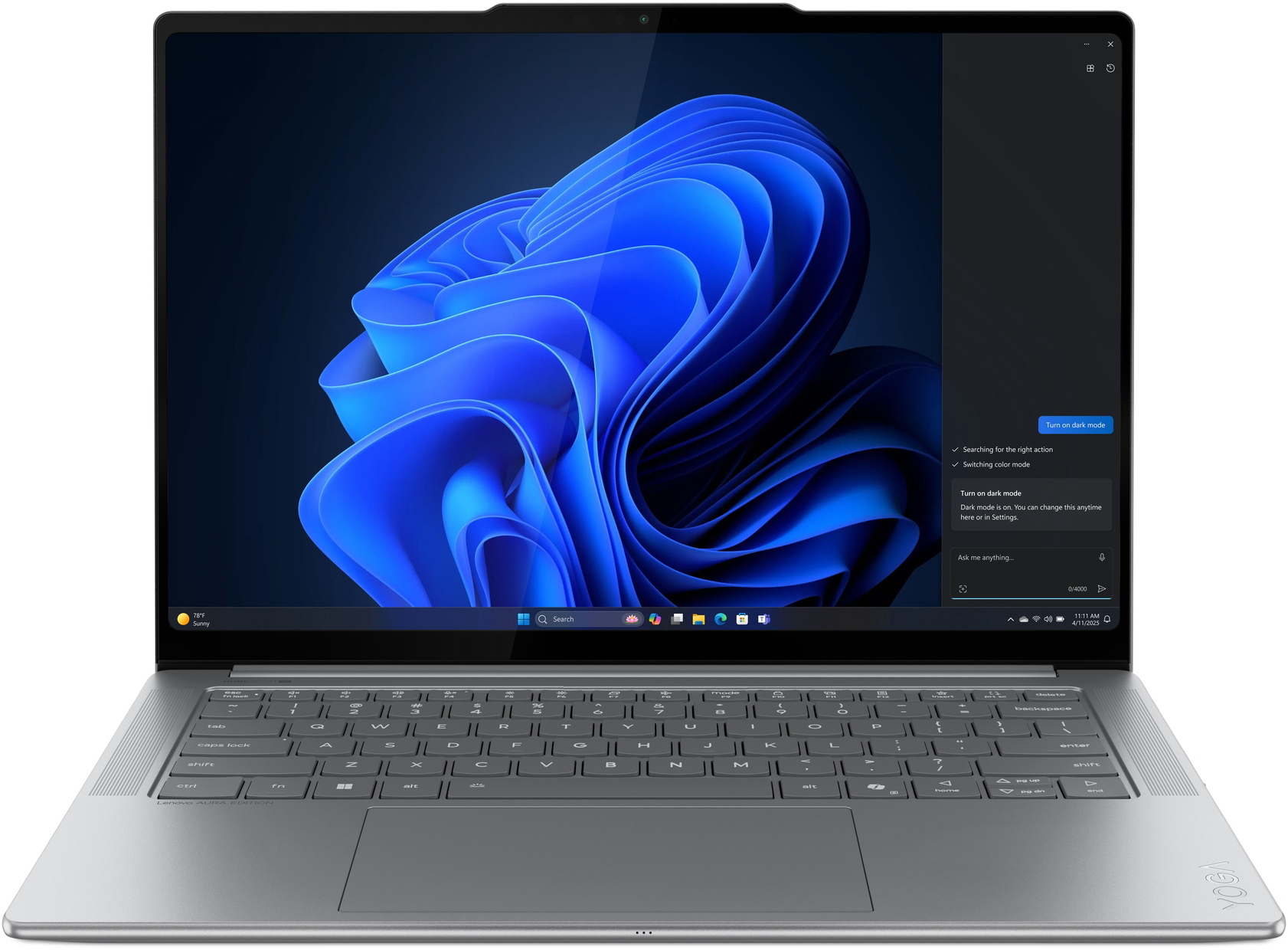 Ноутбук LENOVO Yoga Pro 7 14IAH10 Luna Grey (83KF0031RA) фото 2