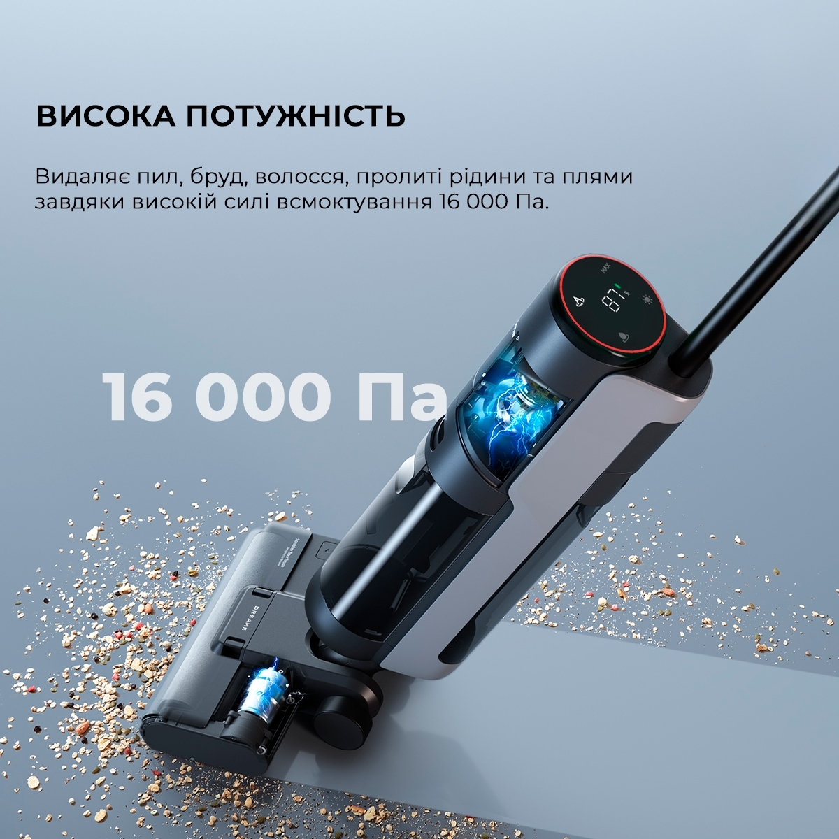 Моющий пылесос Dreame Wet&Dry Vacuum Cleaner H12S HHR30B фото 4