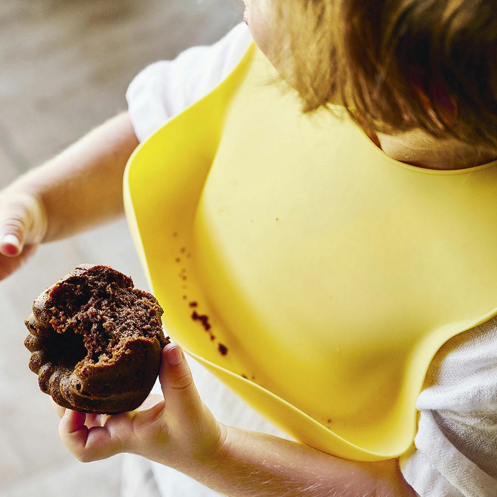 Нагрудник силіконовий 100% MinikOiOi BASICS Mineral Blue (101020053)фото5