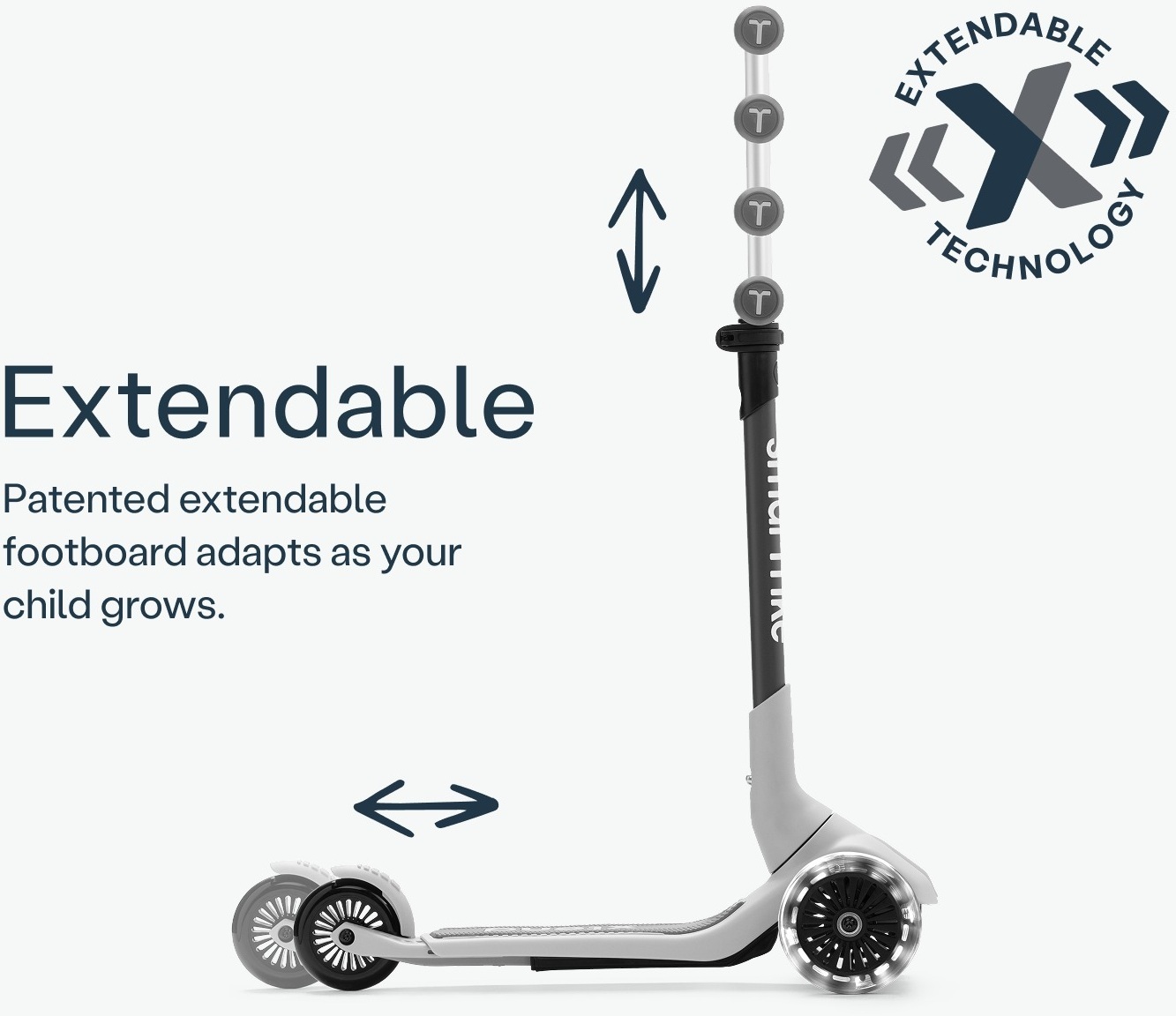 Самокат smarTrike Xtend Mini-ride White (2501303)фото4