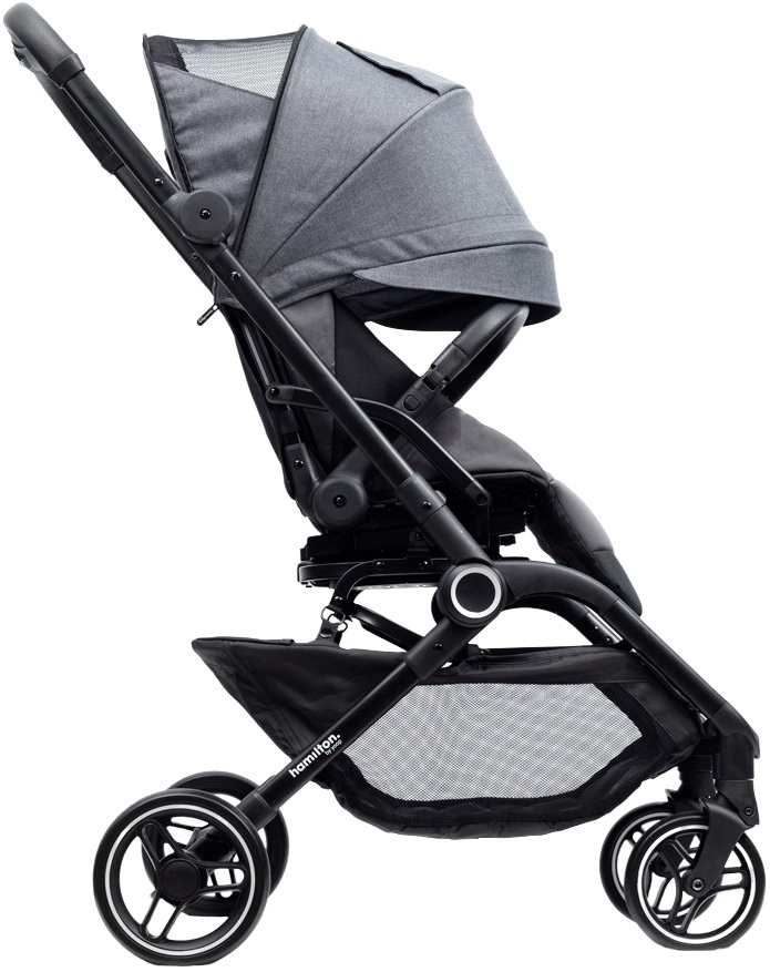 Коляска прогулянкова Hamilton by Yoop T1 Dark Grey (65559)фото3