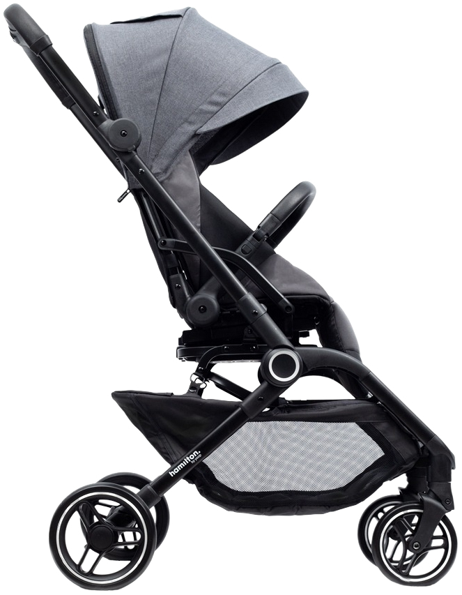 Коляска прогулянкова Hamilton by Yoop T1 Dark Grey (65559)фото2