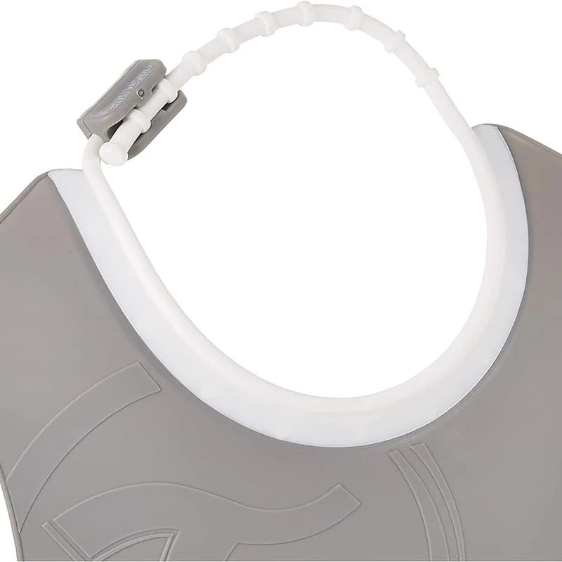 Комплект нагрудників Twistshake Pastel Grey/ White (2шт) 4+ міс (78597)фото3