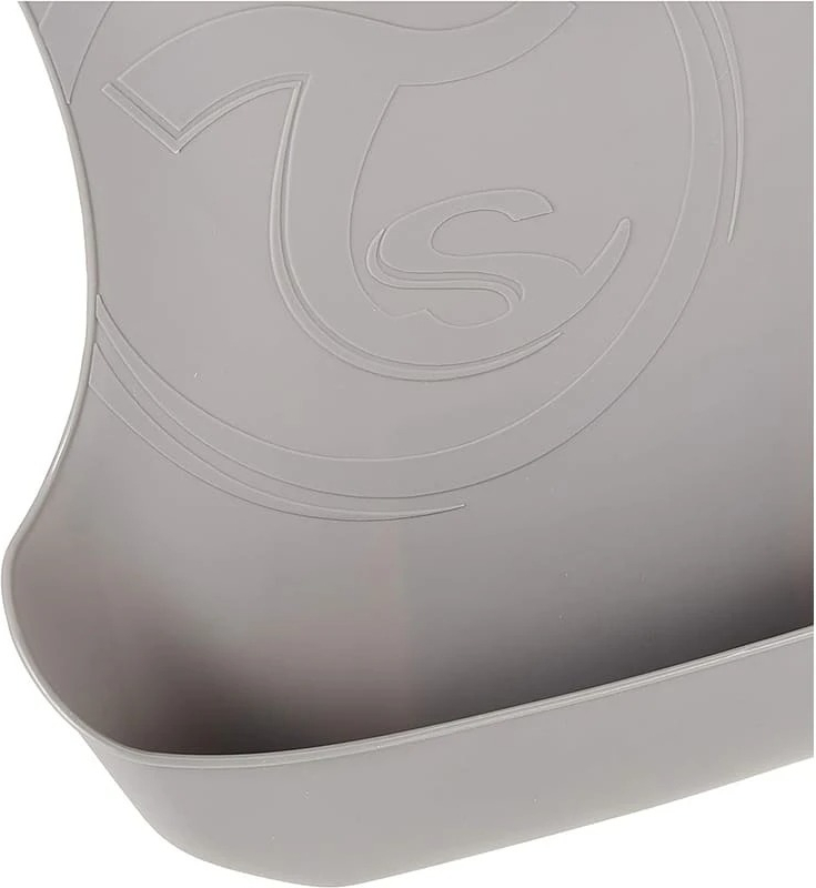 Комплект нагрудників Twistshake Pastel Grey/ White (2шт) 4+ міс (78597)фото4