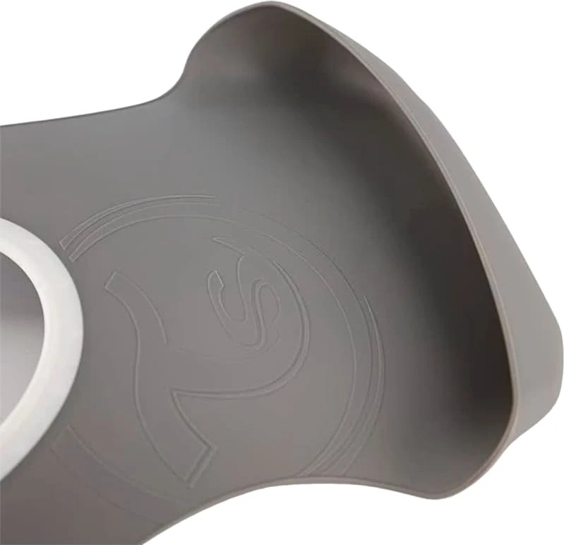 Комплект нагрудників Twistshake Pastel Grey/ White (2шт) 4+ міс (78597)фото5