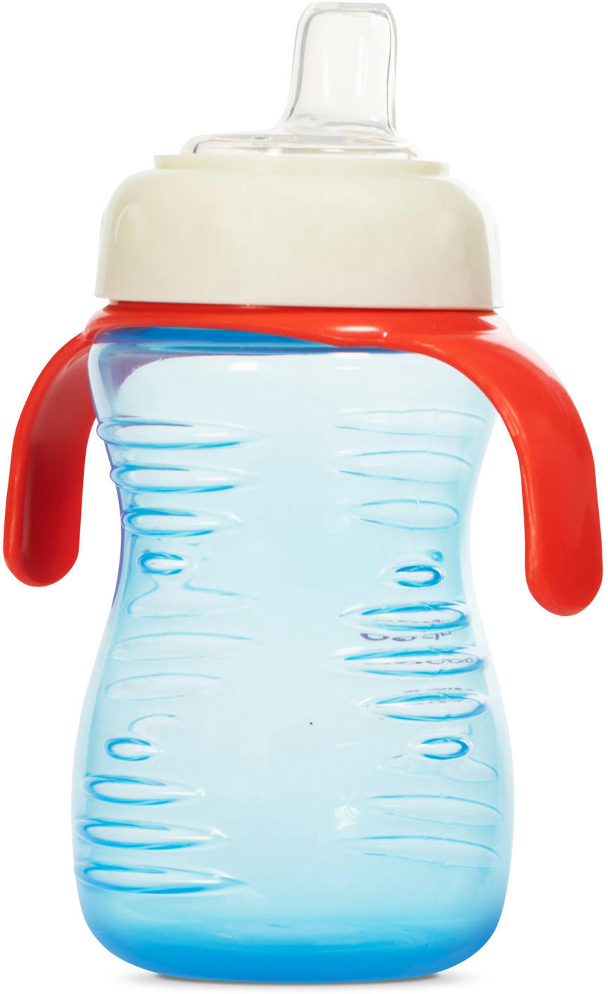 Чашка непроливайка BABOO із силіконовим носиком, 260 мл, синя, 6+ міс (8-125)фото