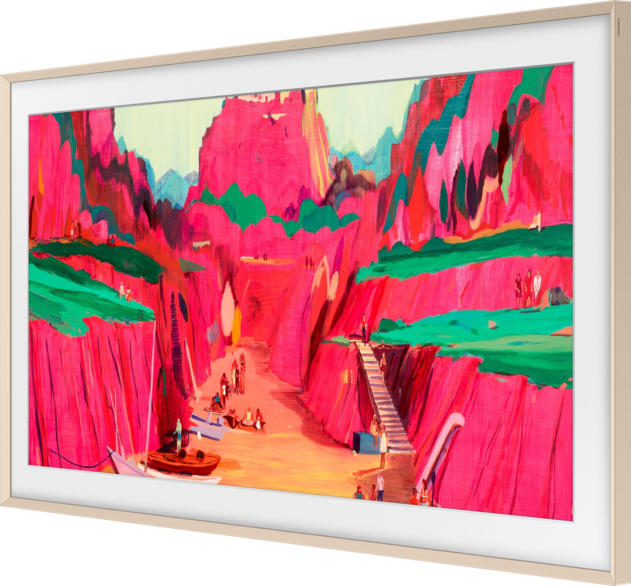 Сменная рамка Samsung для ТВ 65" The Frame 2025 Sand Gold (VG-SCFF65SGMRU) фото 3