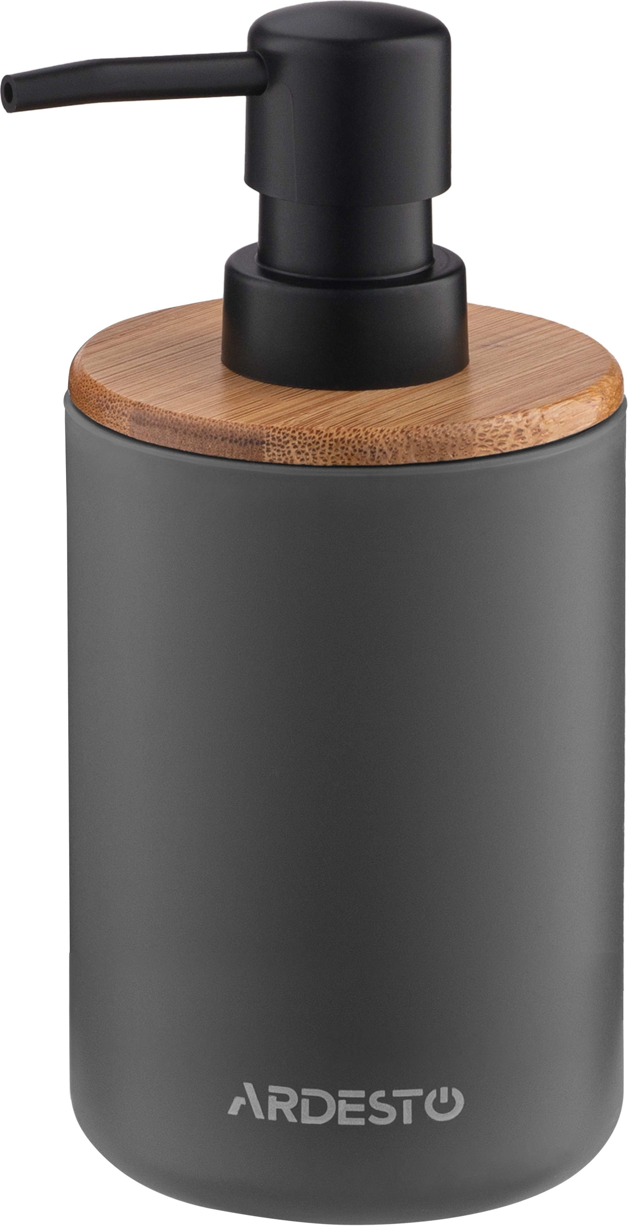 Набір для ванної кімнати ARDESTO Minimalism 360мл, 3 предмети, сірий темний (ARHB3110GB)фото