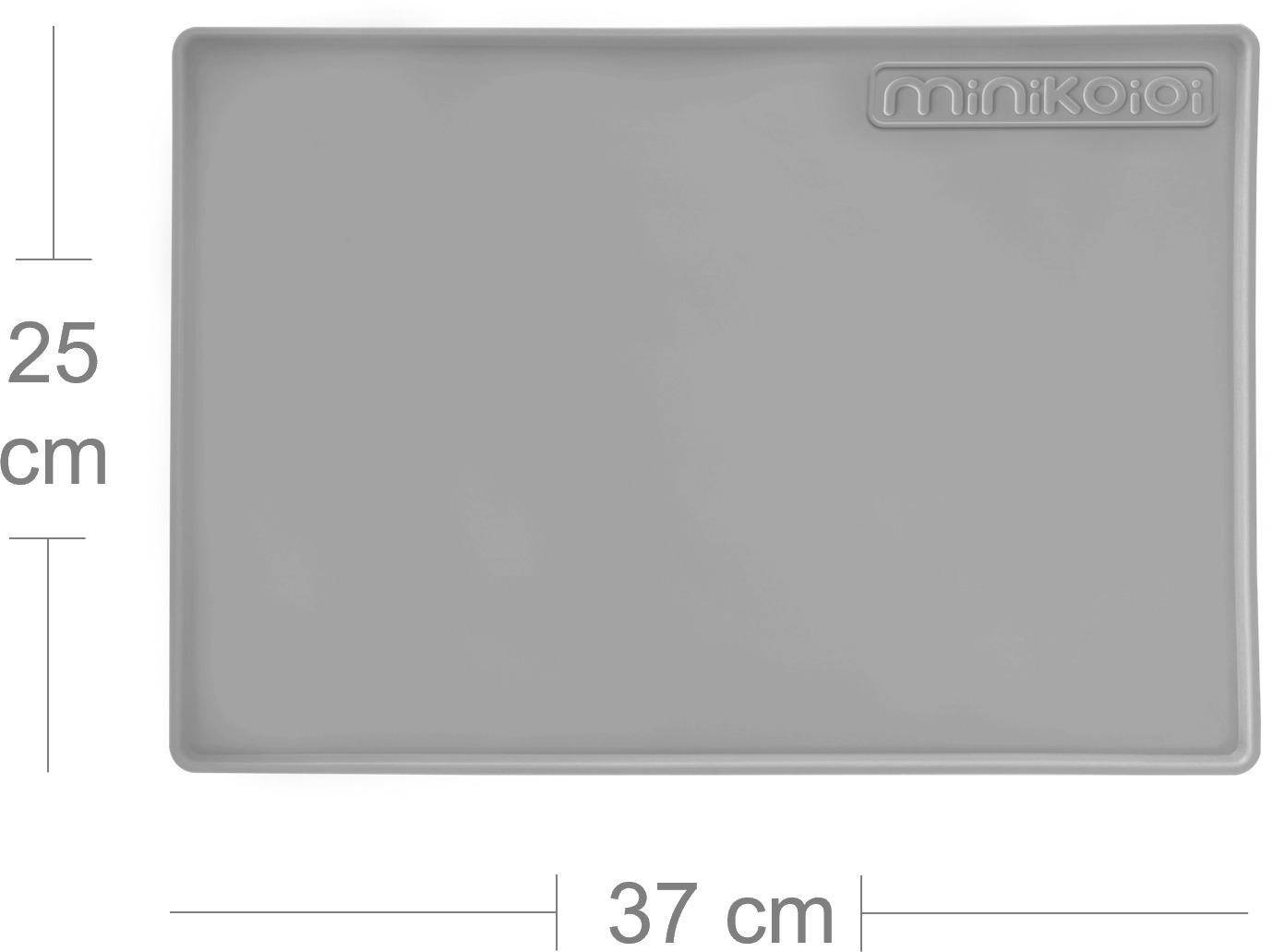 Килимок силіконовий MinikOiOi Mat Powder Grey (101250004)фото2