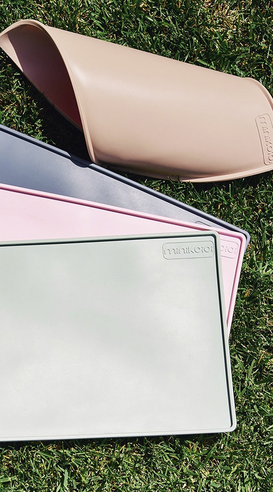 Килимок силіконовий MinikOiOi Mat Powder Grey (101250004)фото5