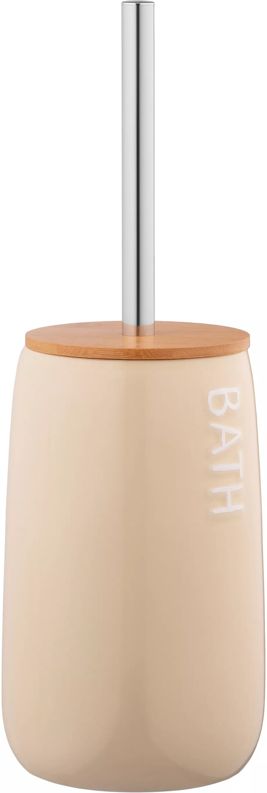 Набір щітка для унітазу з підставкою ARDESTO Prestigio 12.2x35.2см, доломіт, бежевий (ARHB3503EB)фото