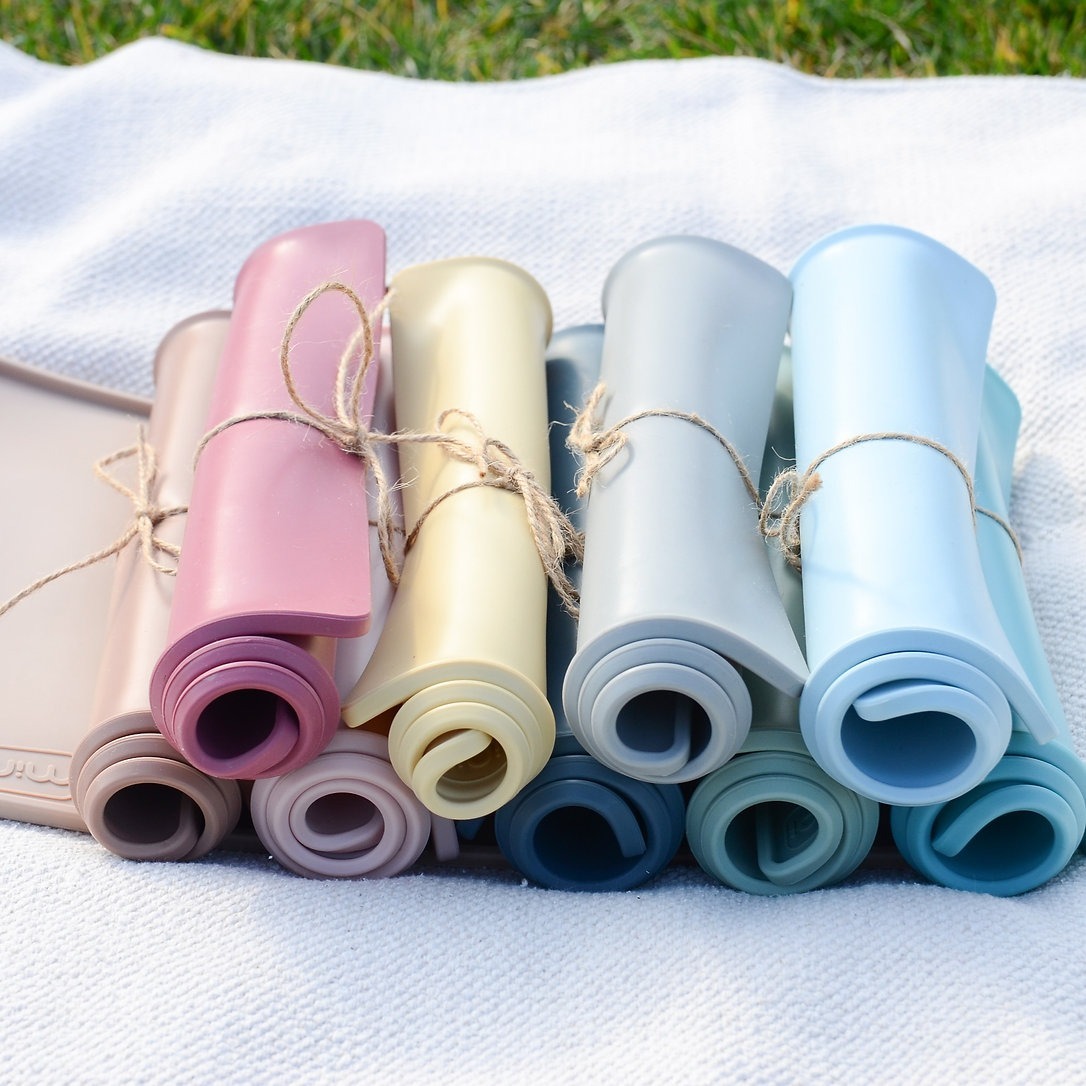 Килимок силіконовий MinikOiOi Mat River Green (101250008)фото4