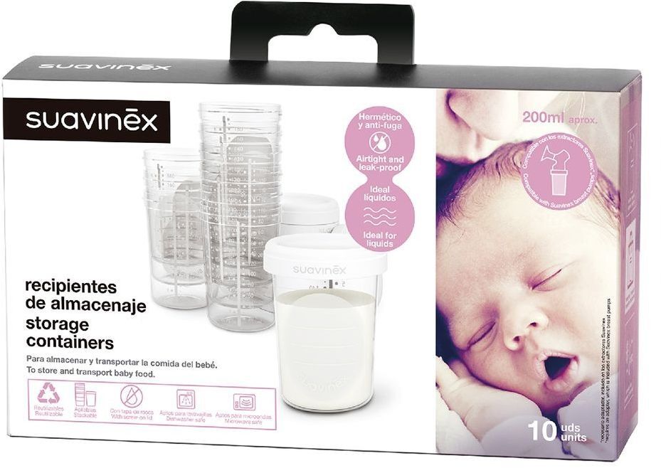 Контейнер для хранения молока Suavinex 10 шт (304594) фото 3