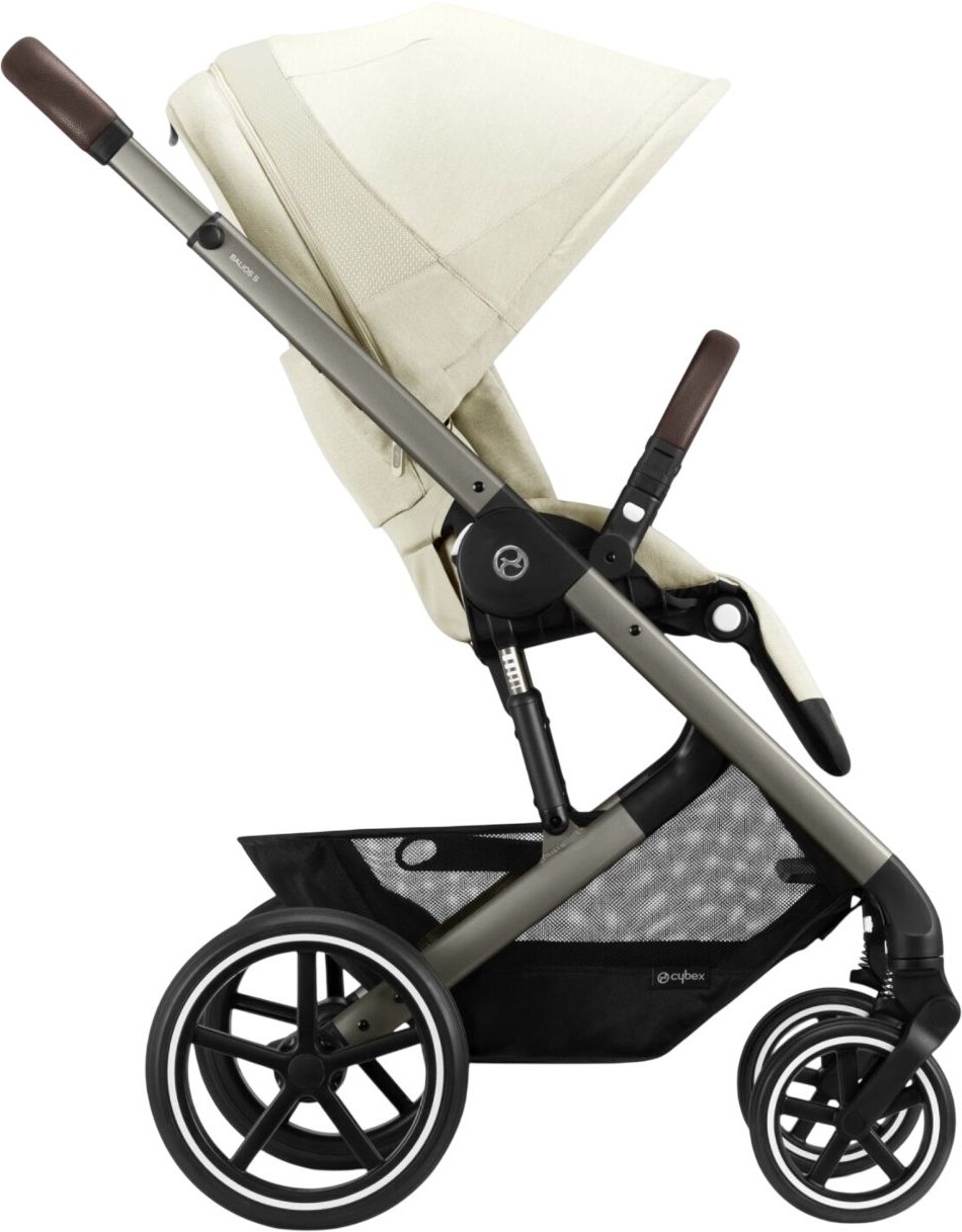 Прогулочная коляска Cybex Balios S Lux TPE Seashell Beige (с бампером) (524001203) фото 4
