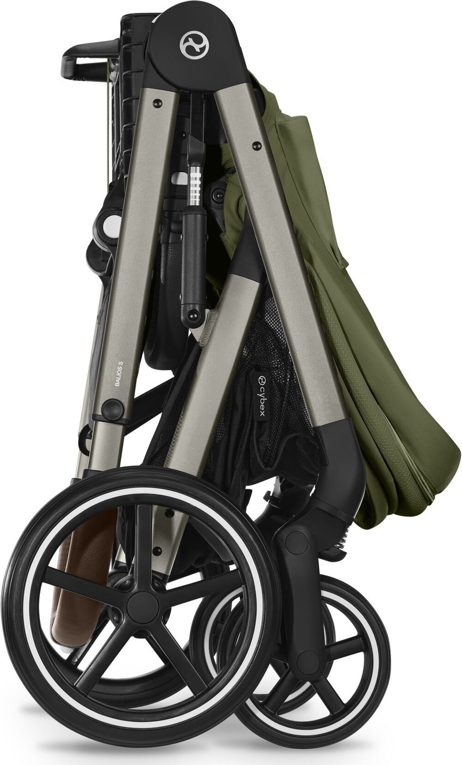 Прогулочная коляска Cybex Balios S Lux TPE Moss Green (с бампером) (525000105) фото 6