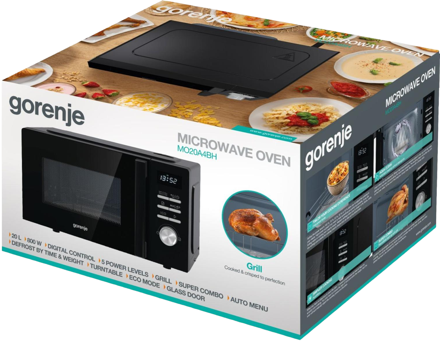 Микроволновая печь Gorenje MO20A4BH фото 11