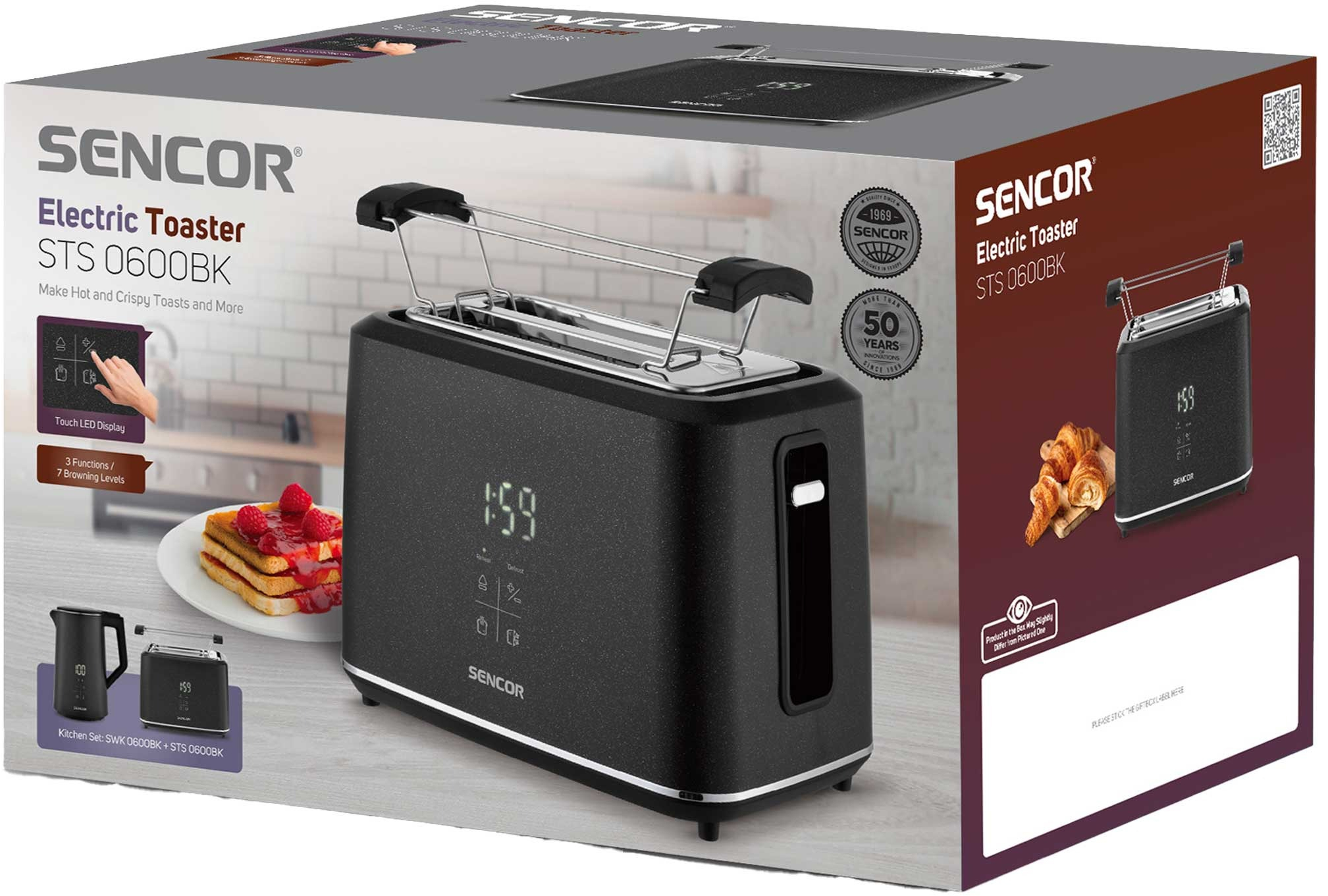 Тостер Sencor STS0600BK фото 9