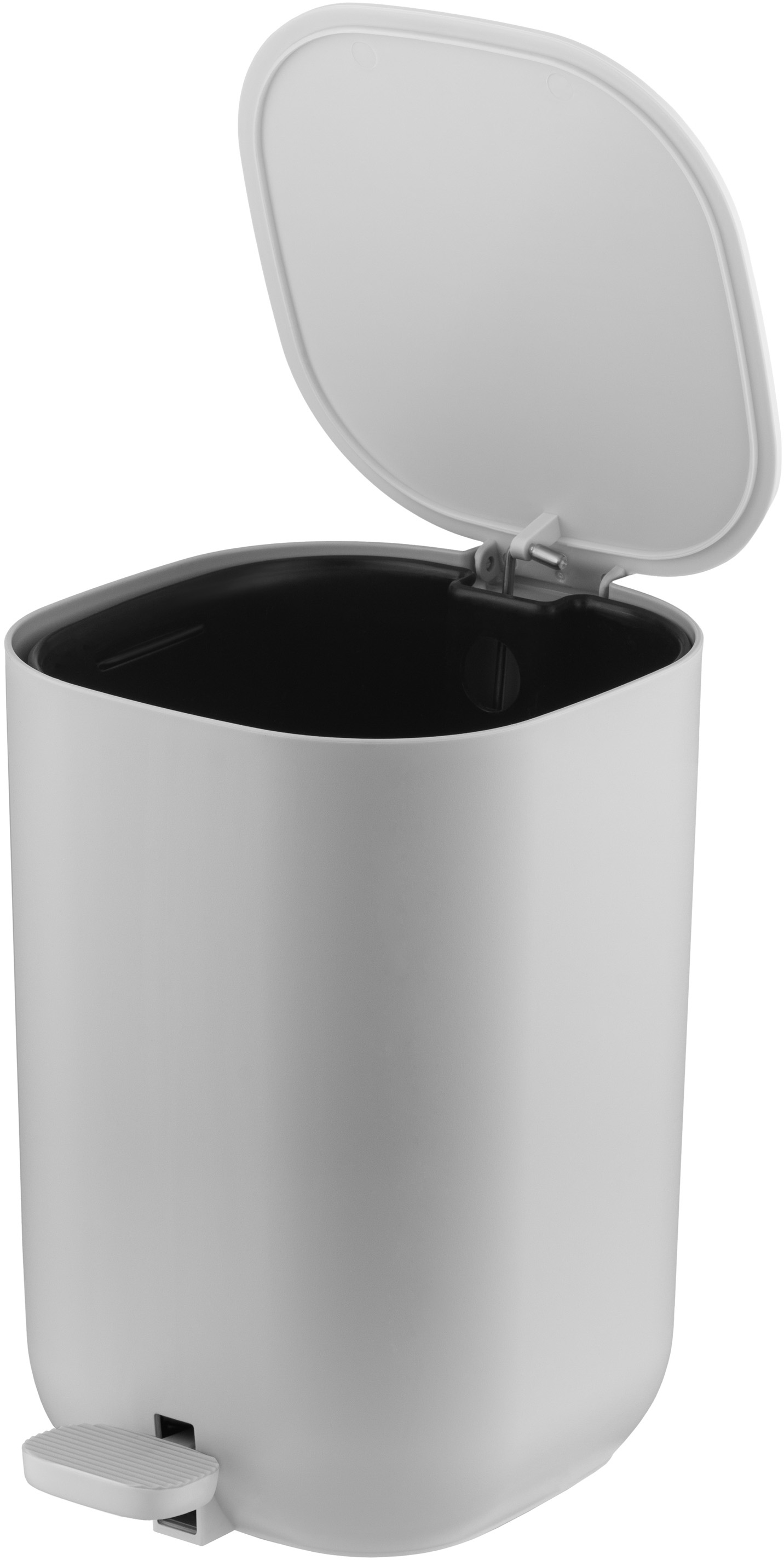 Відро для сміття Ardesto Vigor з педаллю, 3л, поліпропілен, cірий (ARHB3602G)фото4