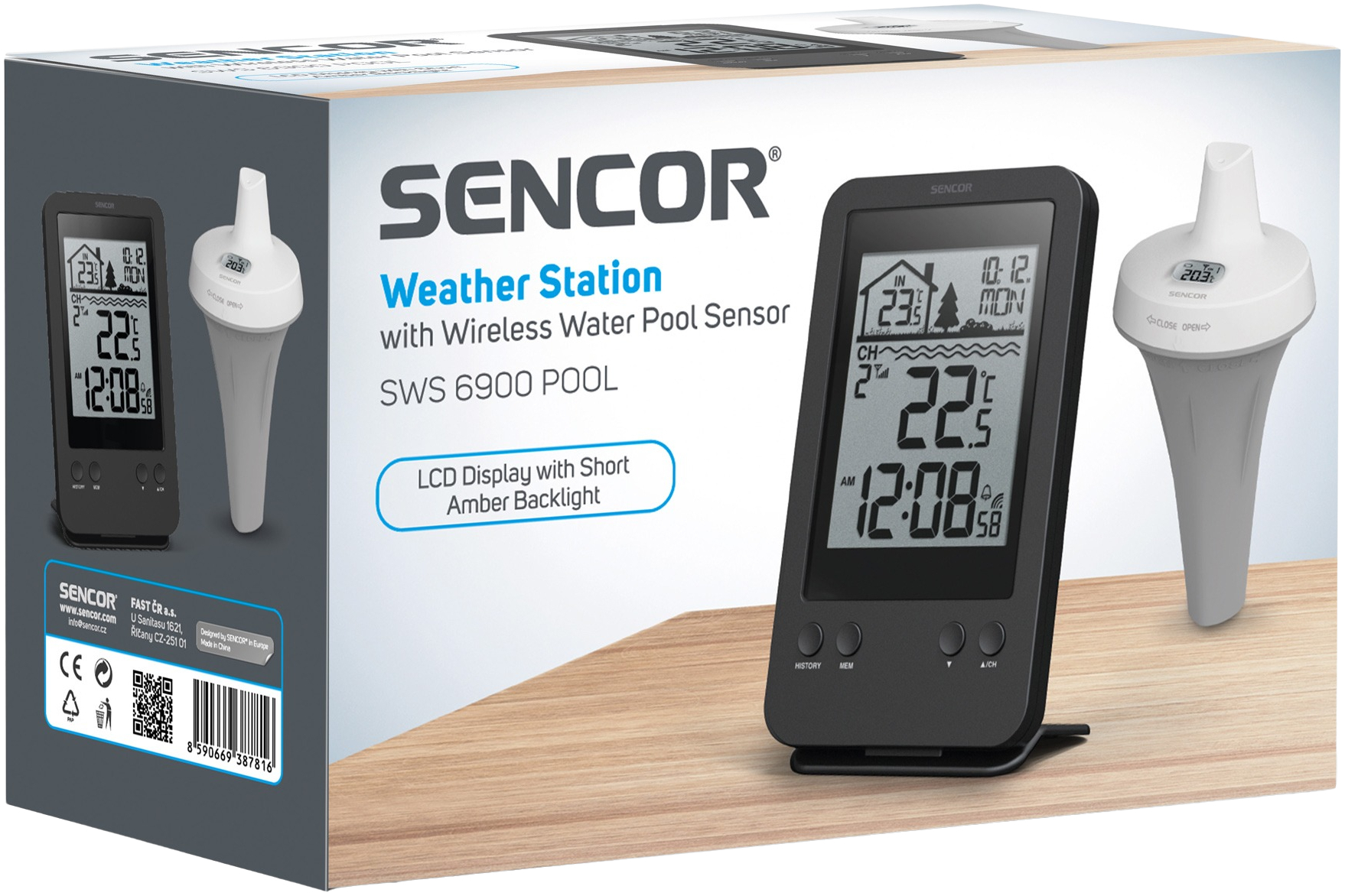 Метеостанція для басейну Sencor SWS6900POOLфото