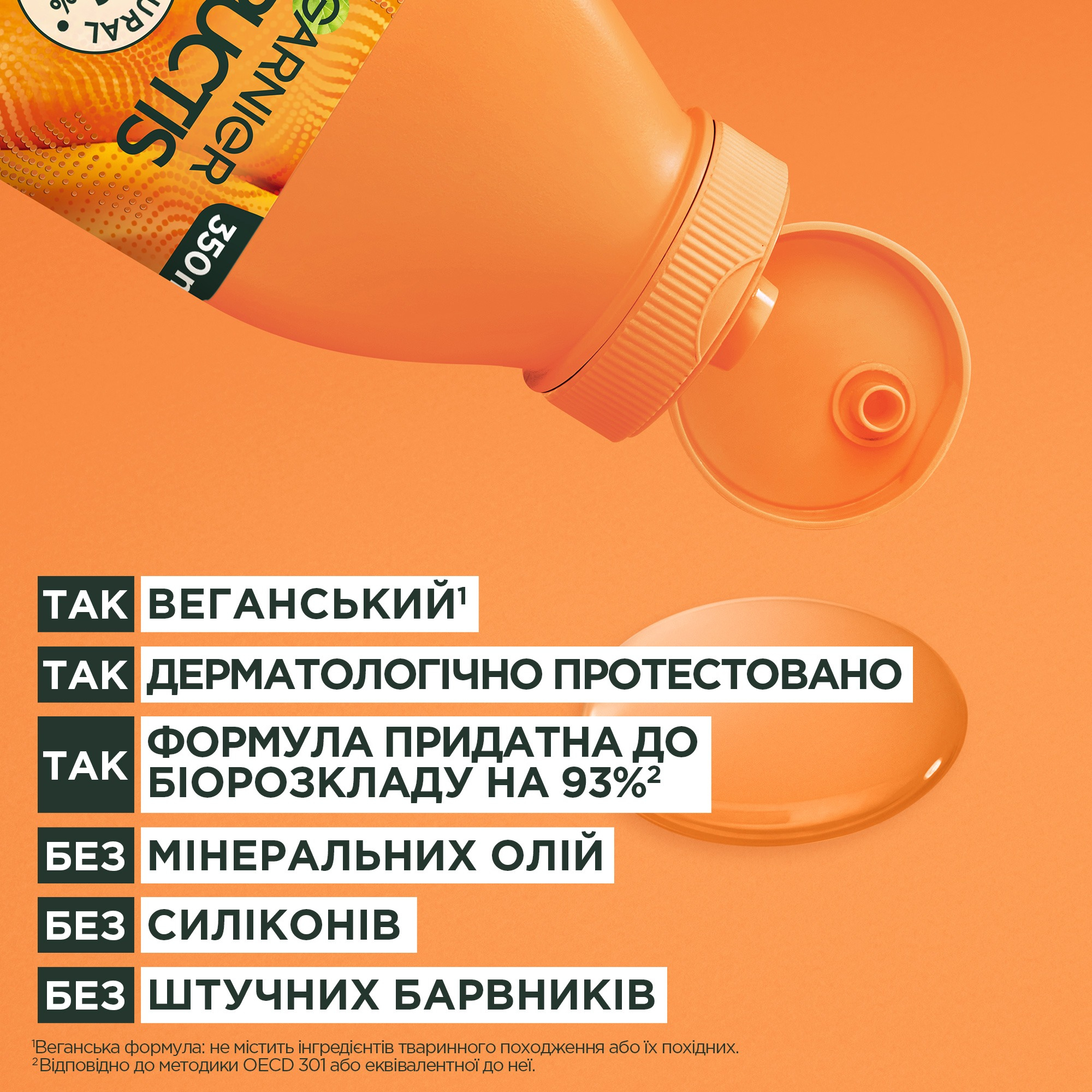 Шампунь Garnier Fructis відновлення для пошкодженого волосся папайя 350 млфото6