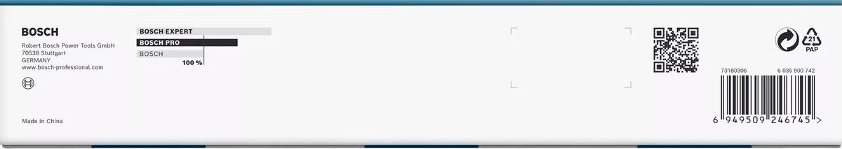 Набор ударных торцевых головок Bosch Professional Standart 9шт 1/2" (2.608.003.038) фото 5