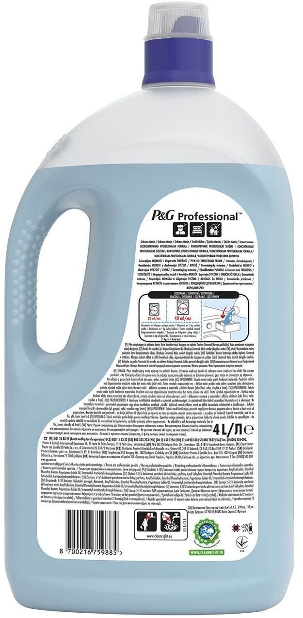 Кондиционер для белья Lenor Professional Морской бриз 4 л фото 2