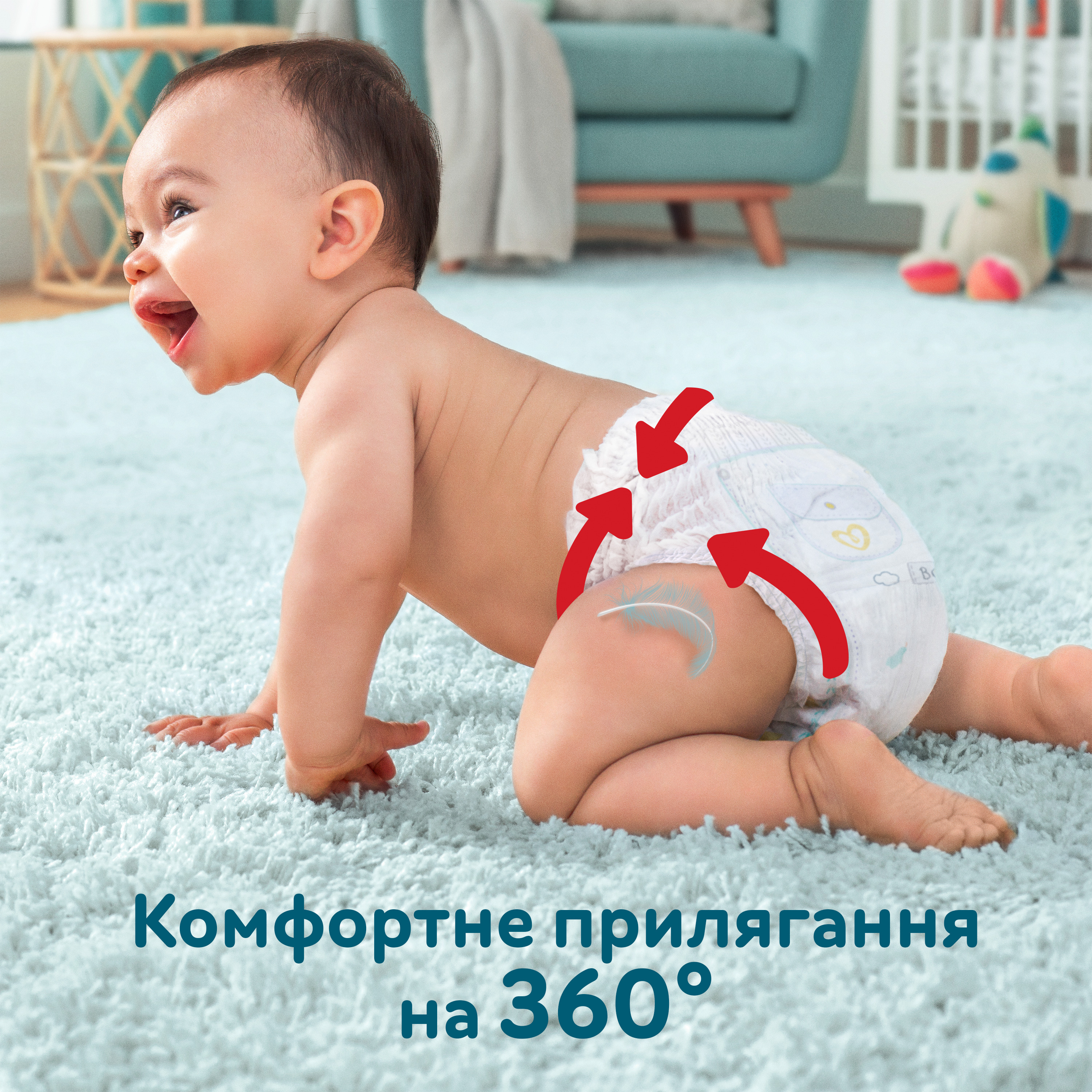 Подгузники-трусики Pampers Premium Care Pants Размер 4 (9-15 кг) 114 шт фото 3