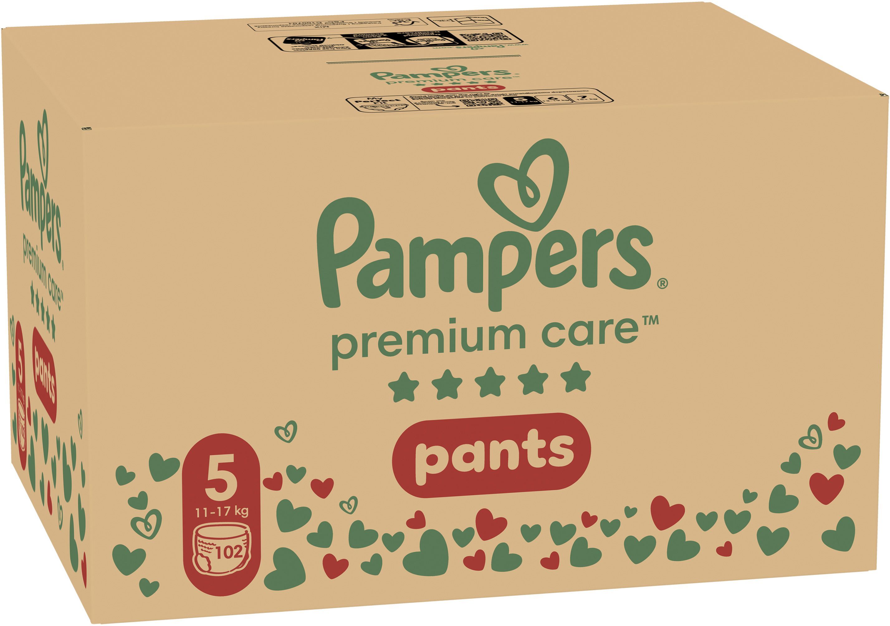 Подгузники-трусики Pampers Premium Care Pants Размер 5 (11-17 кг) 102 шт фото 2